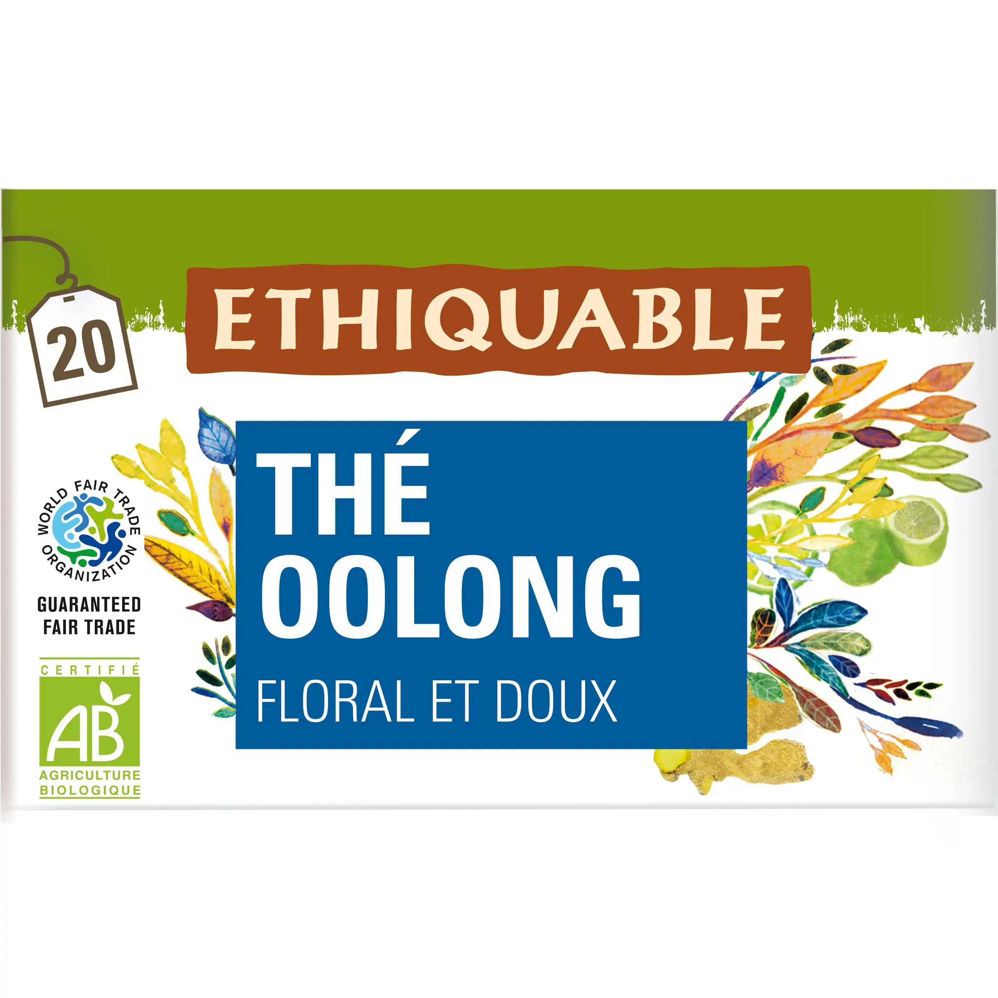 ETHIQUABLE Thé bio Oolong de l'Himalaya fruité et miellé