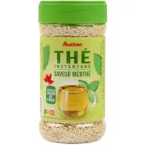 AUCHAN Thé instantané saveur menthe