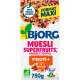 BJORG Céréales muesli superfruits bio