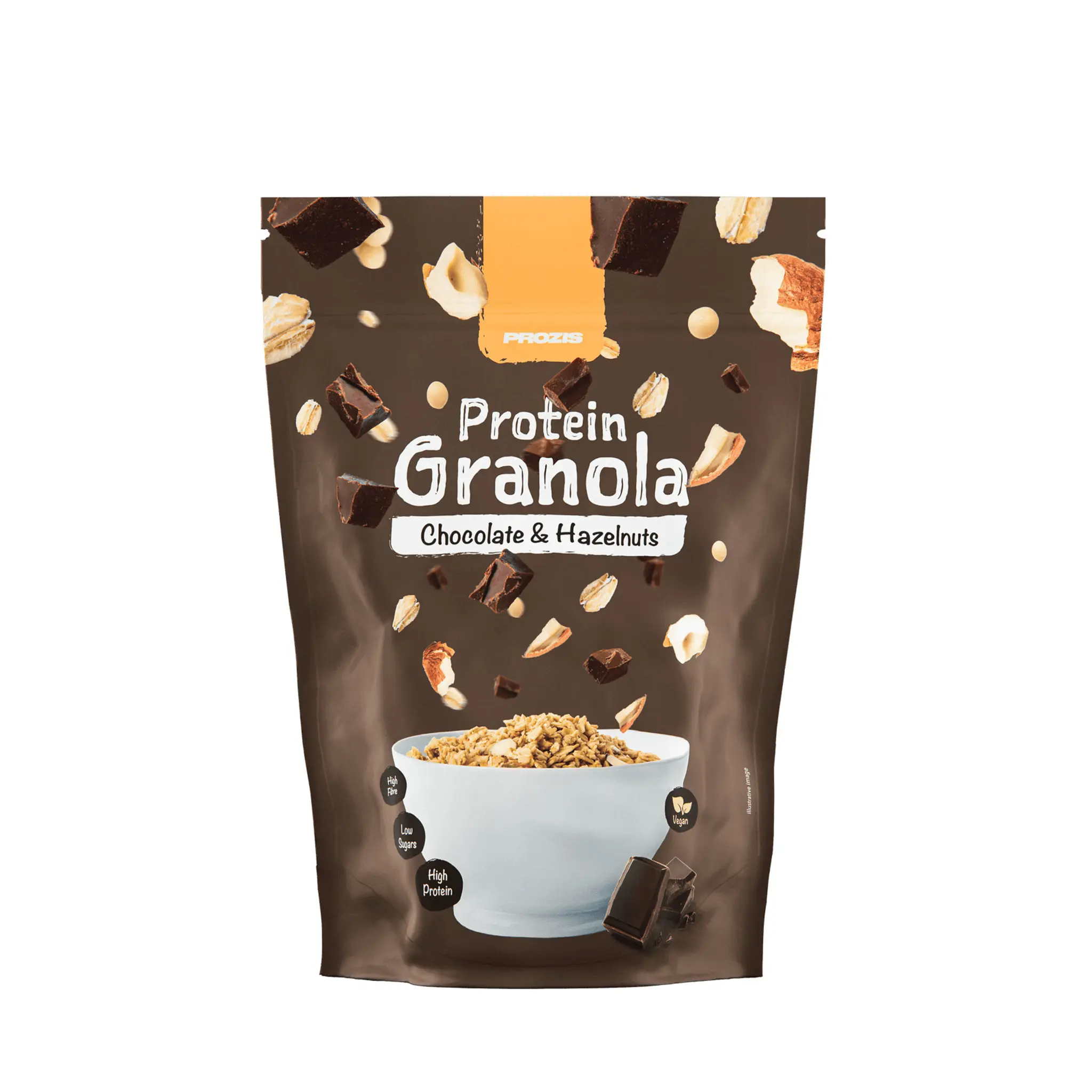 PROZIS Granola protéiné au chocolat et noisettes