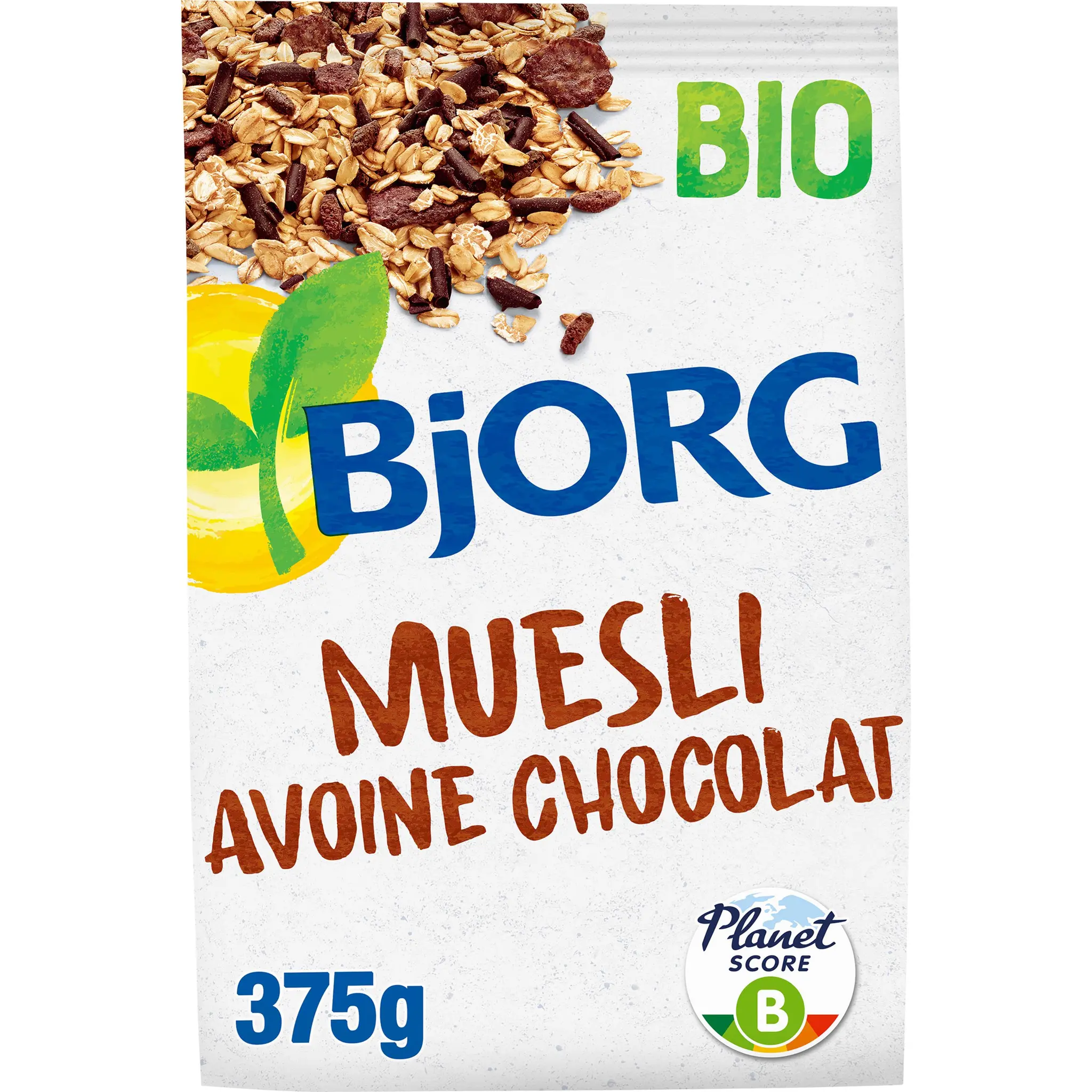 BJORG Muesli de céréales bio avoine et chocolat