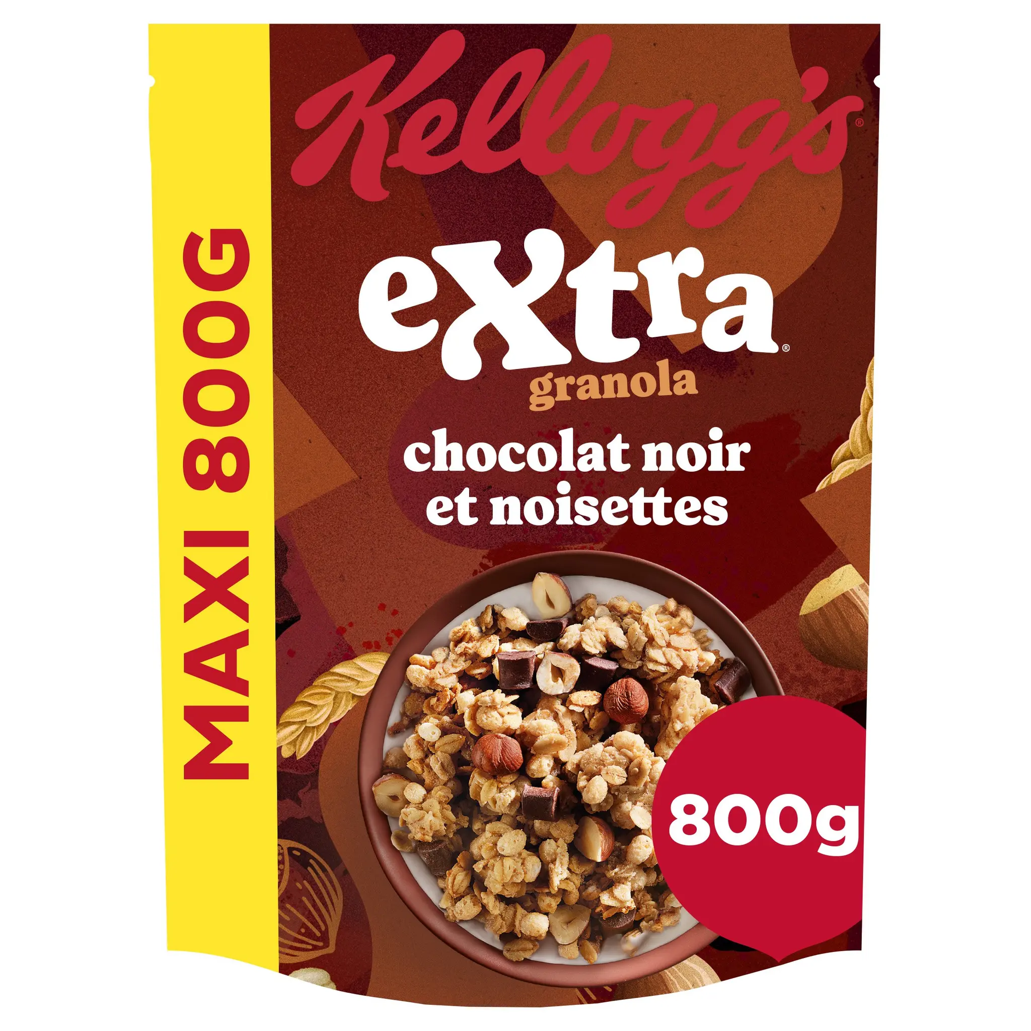 KELLOGG'S Céréales Extra granola chocolat noir noisettes