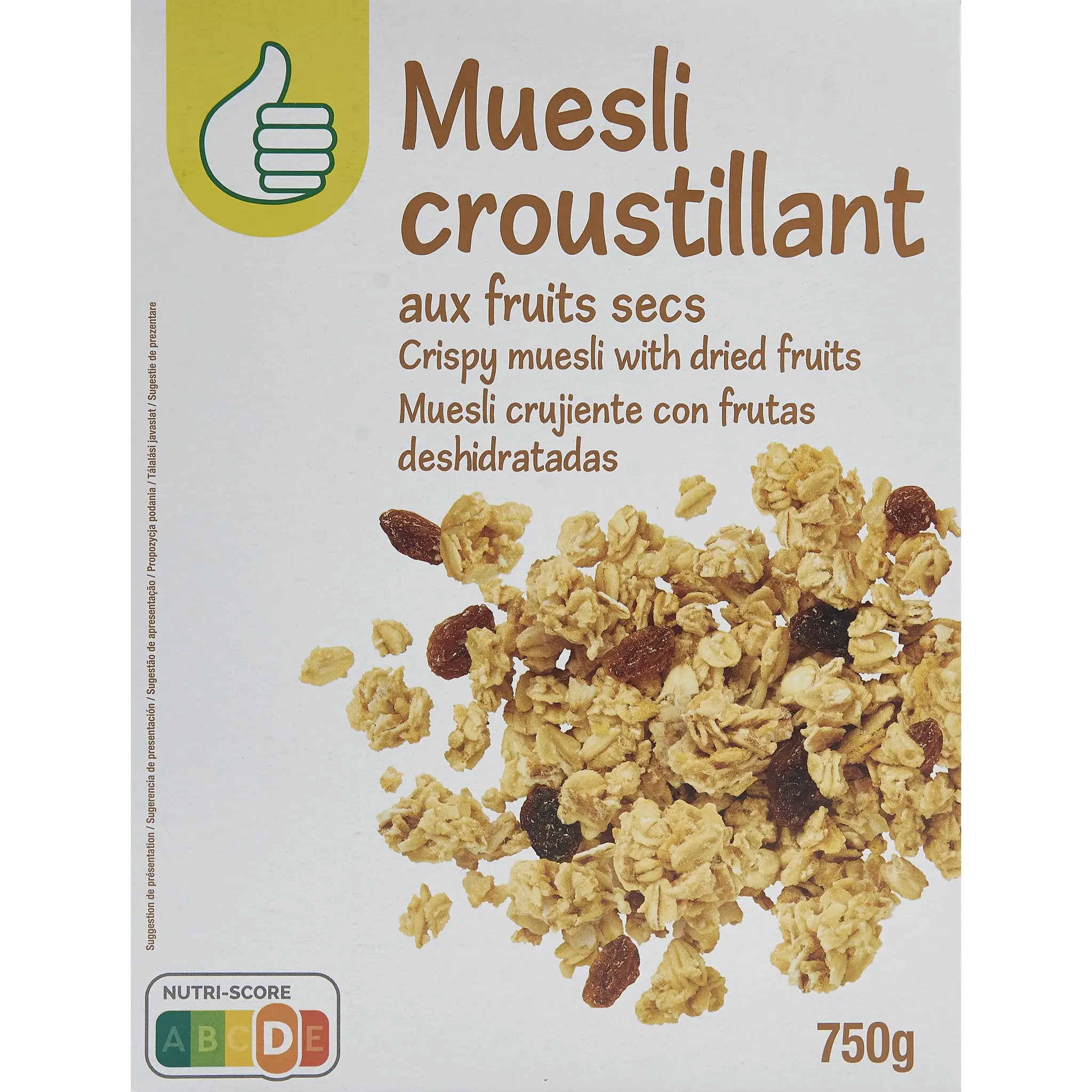 POUCE Muesli croustillant aux fruits secs