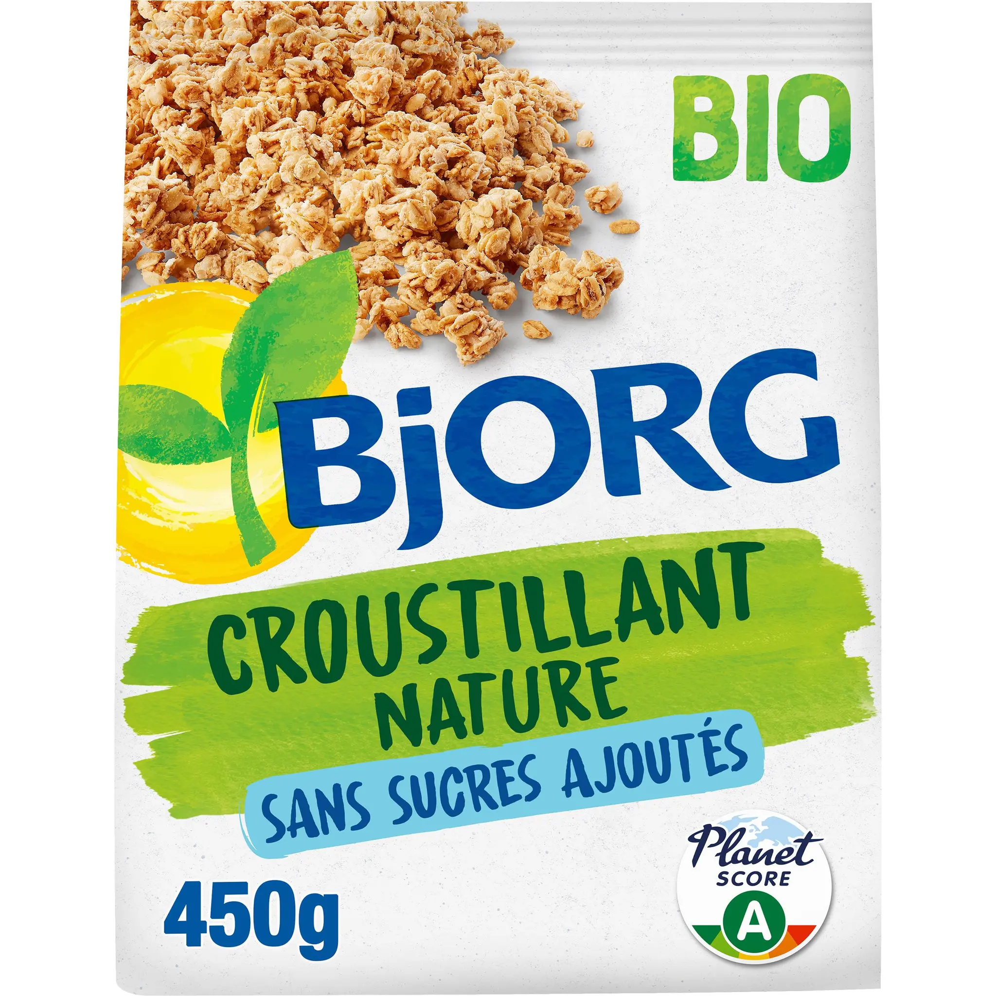 BJORG Céréales croustillantes nature sans sucres ajoutés bio