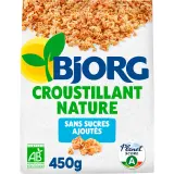 BJORG Céréales croustillantes nature sans sucres ajoutés bio