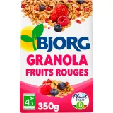 BJORG Granola bio céréales aux fruits rouges