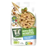 TERRES ET CEREALES Muesli aux noisettes sans sucres ajoutés bio