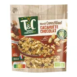 TERRES ET CEREALES Céréales bio muesli croustillant cacahuète chocolat