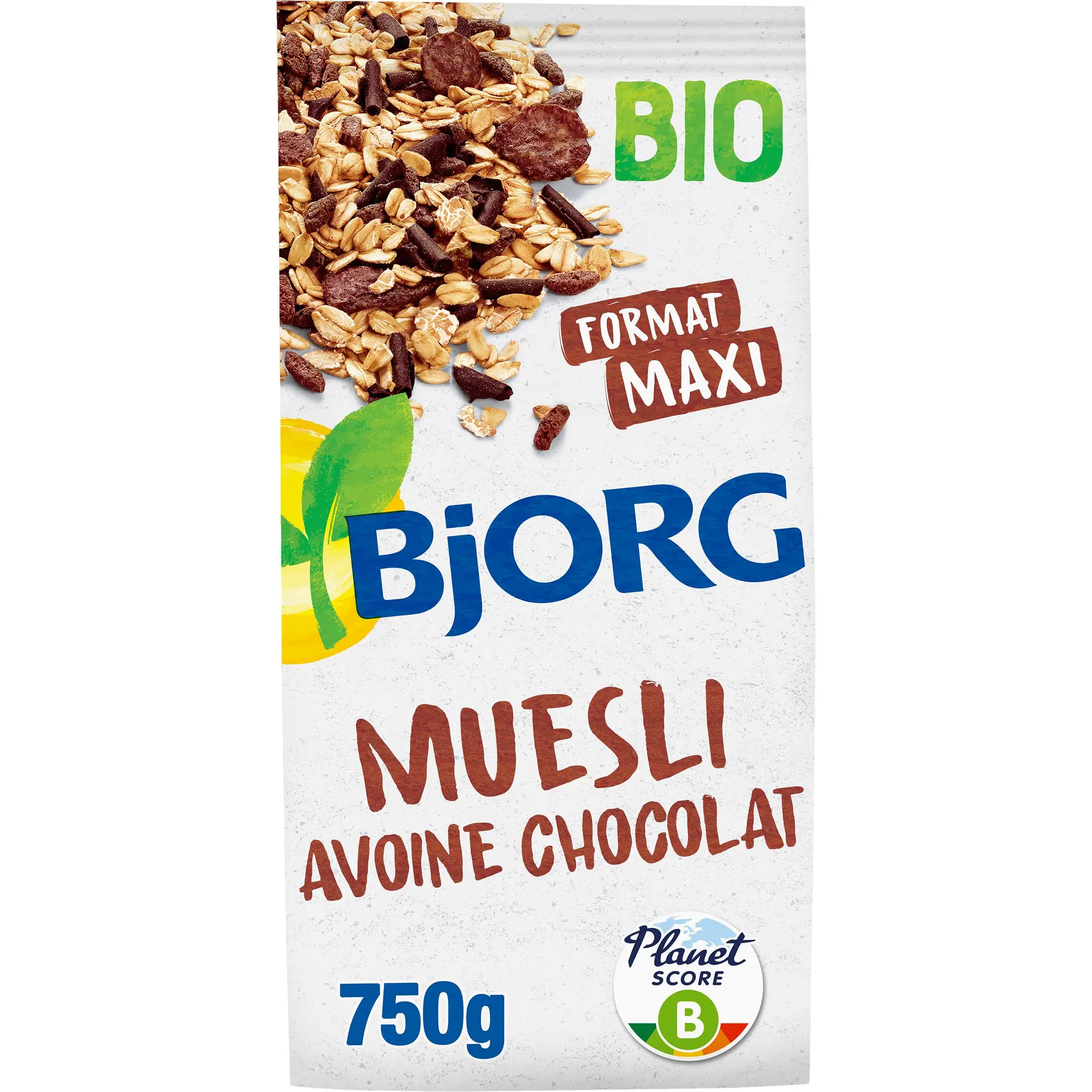 BJORG Muesli à l'avoine et chocolat bio