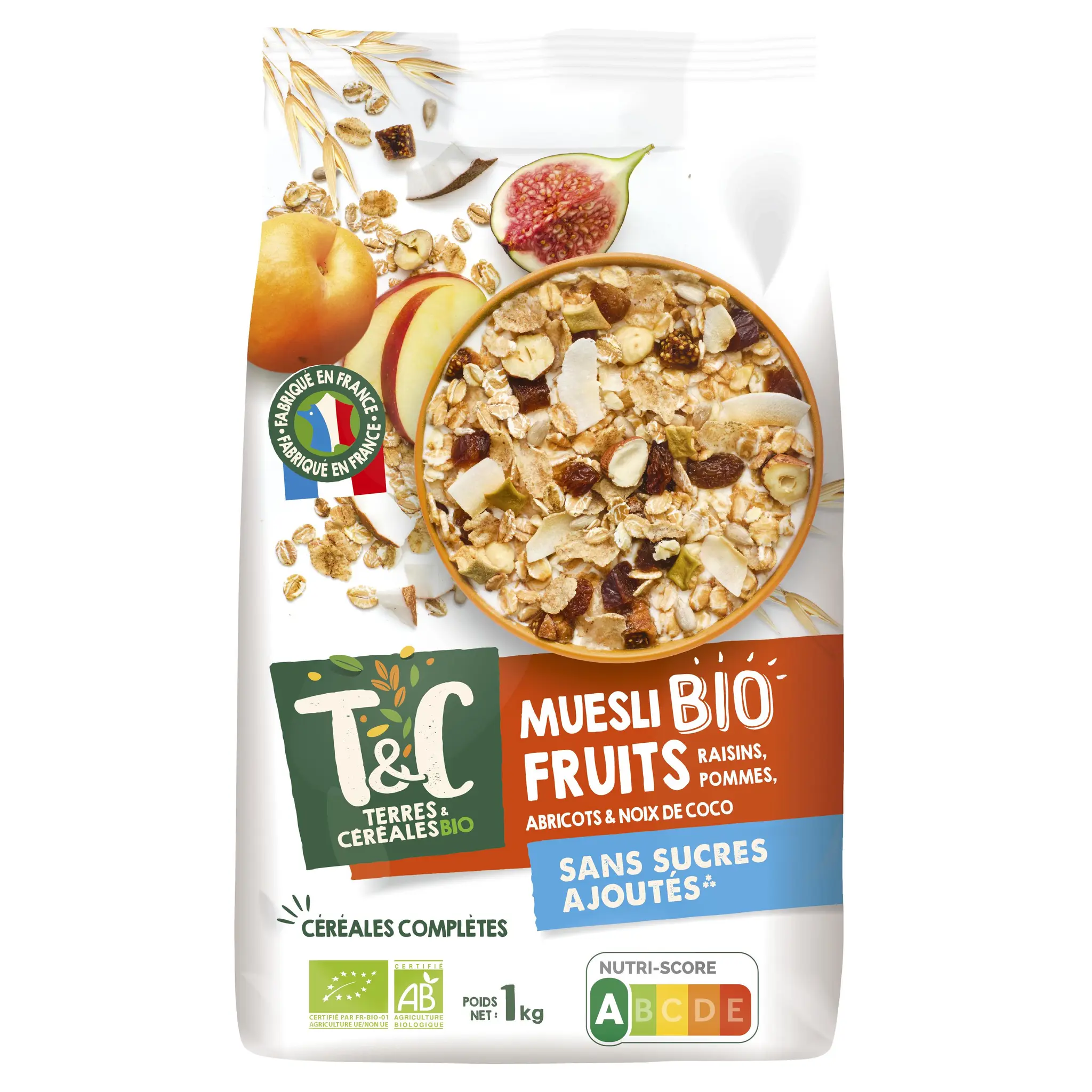 TERRES ET CEREALES Muesli aux fruits bio