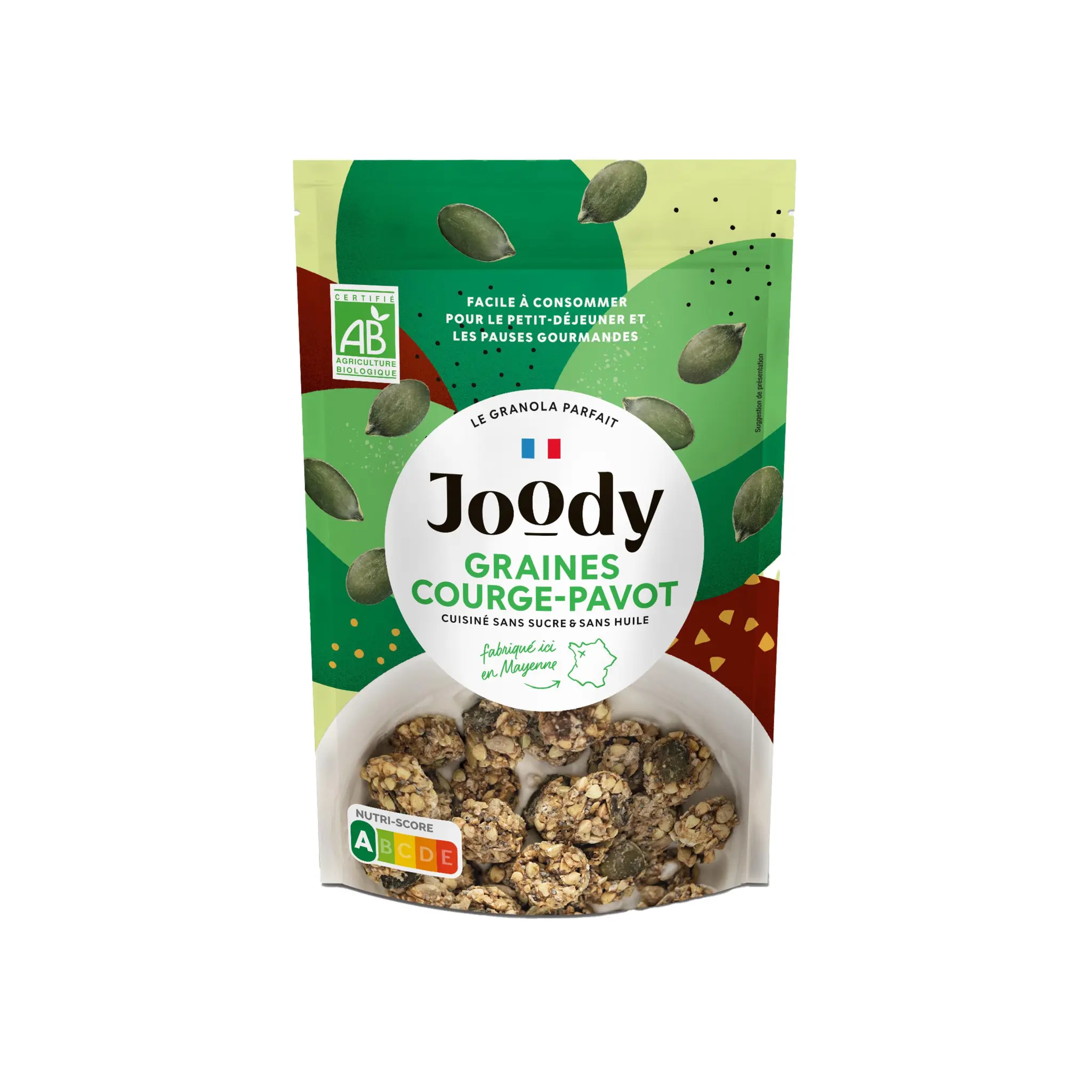 JOODY Granola bio aux graines de courge et pavot