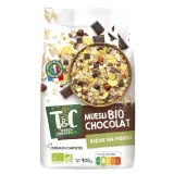 TERRES ET CEREALES Muesli au chocolat avoine noisettes et blé complet bio