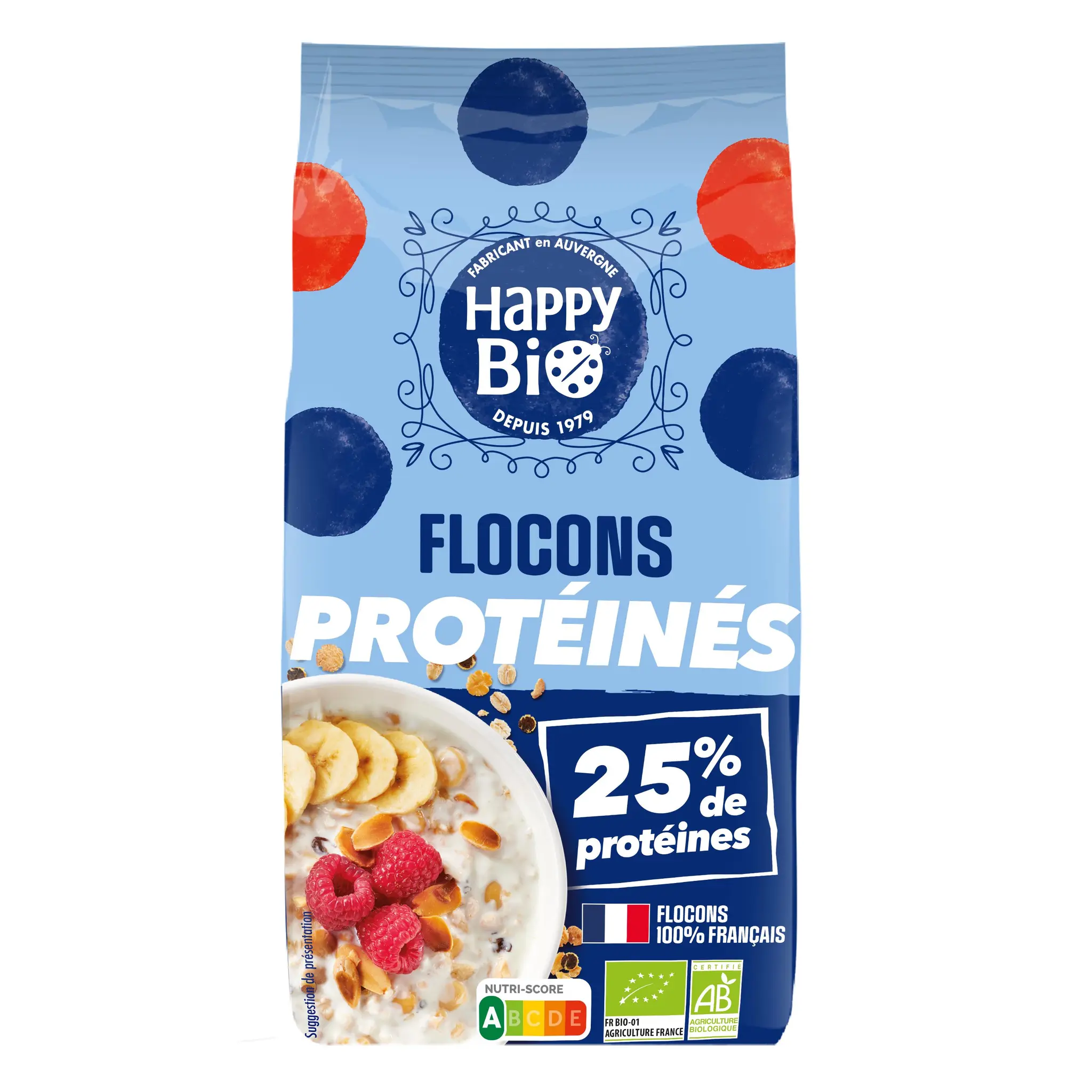 HAPPY BIO Flocons protéinés