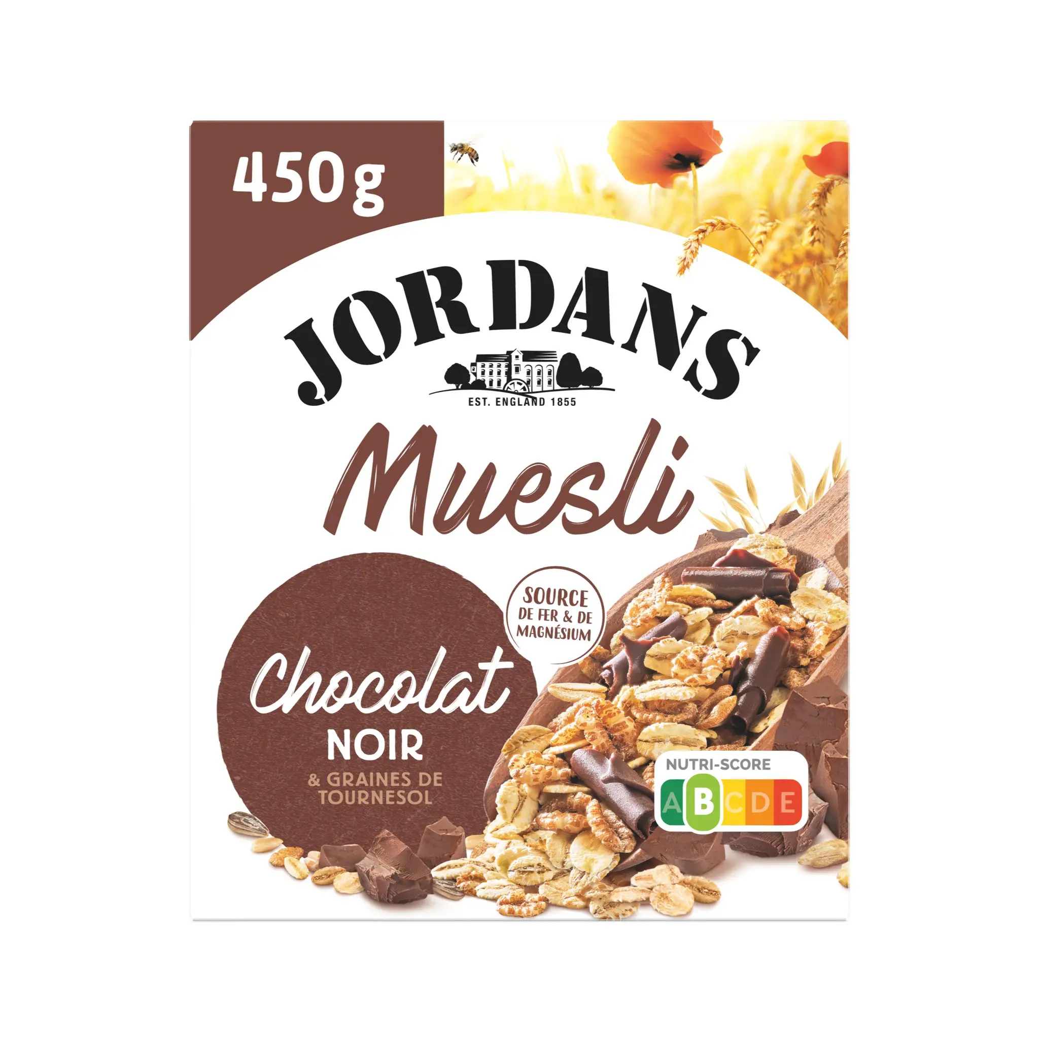 JORDAN'S Muesli au chocolat noir