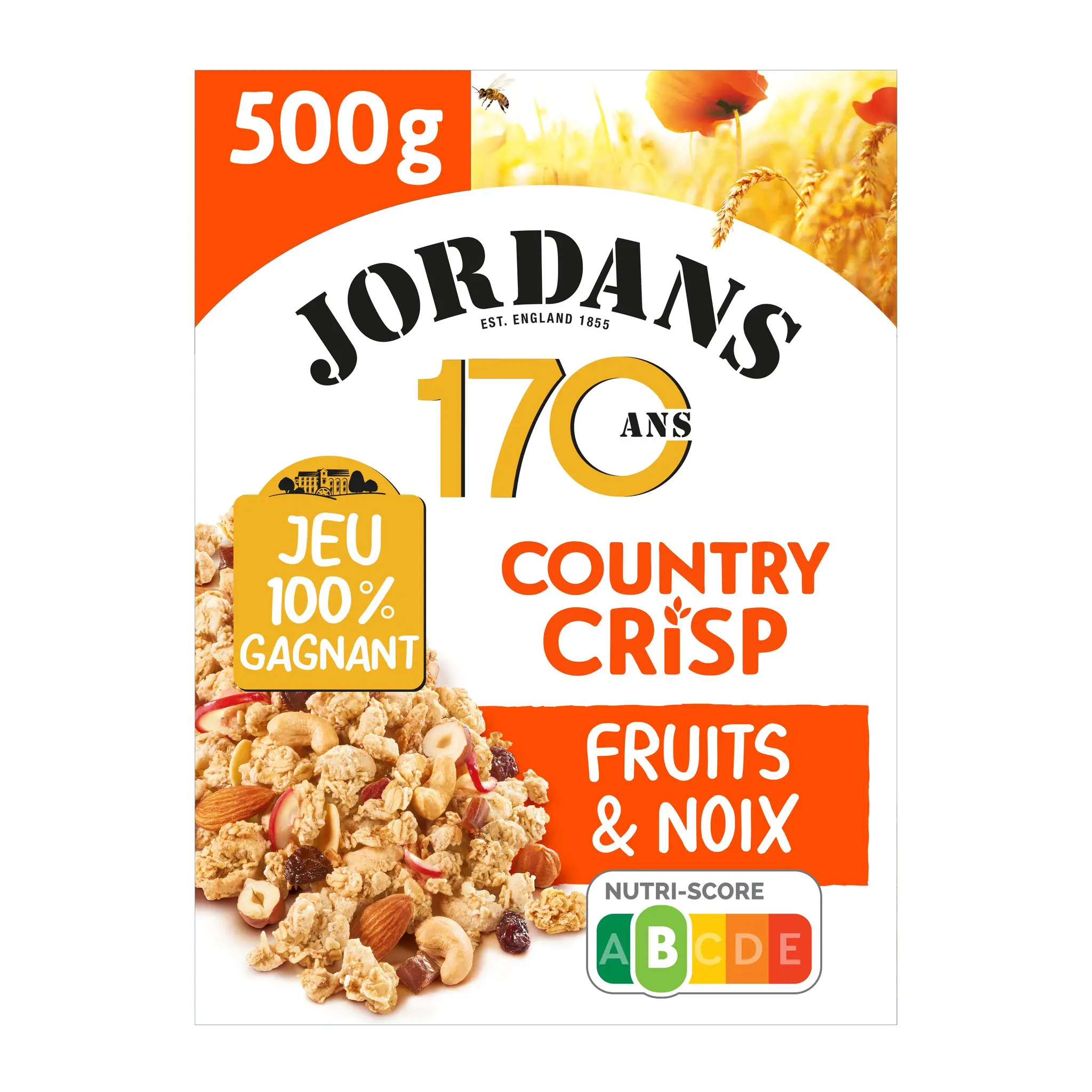 JORDAN'S Country Crisp Céréales fruits et noix