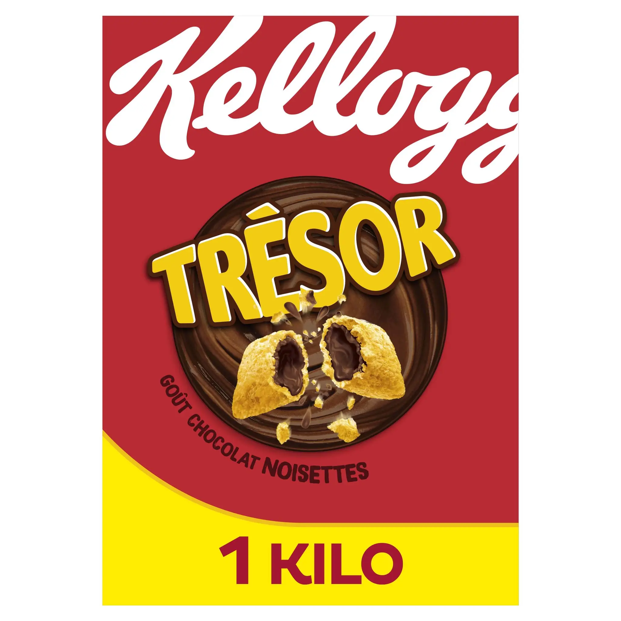 KELLOGG'S Trésor Céréales fourrées chocolat noisettes