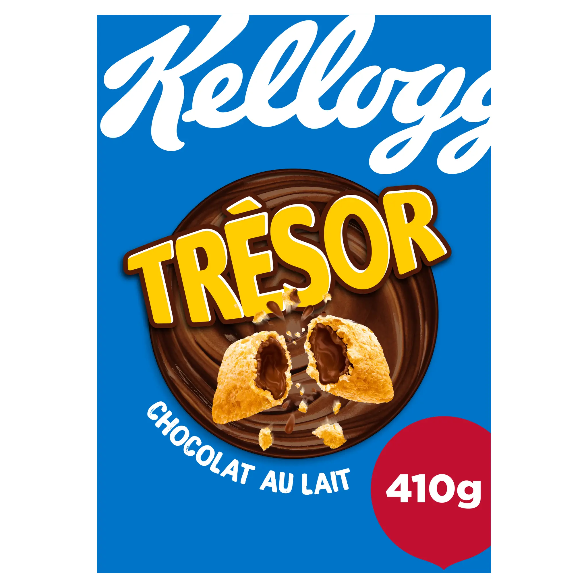 KELLOGG'S Trésor céréales fourrées chocolat au lait