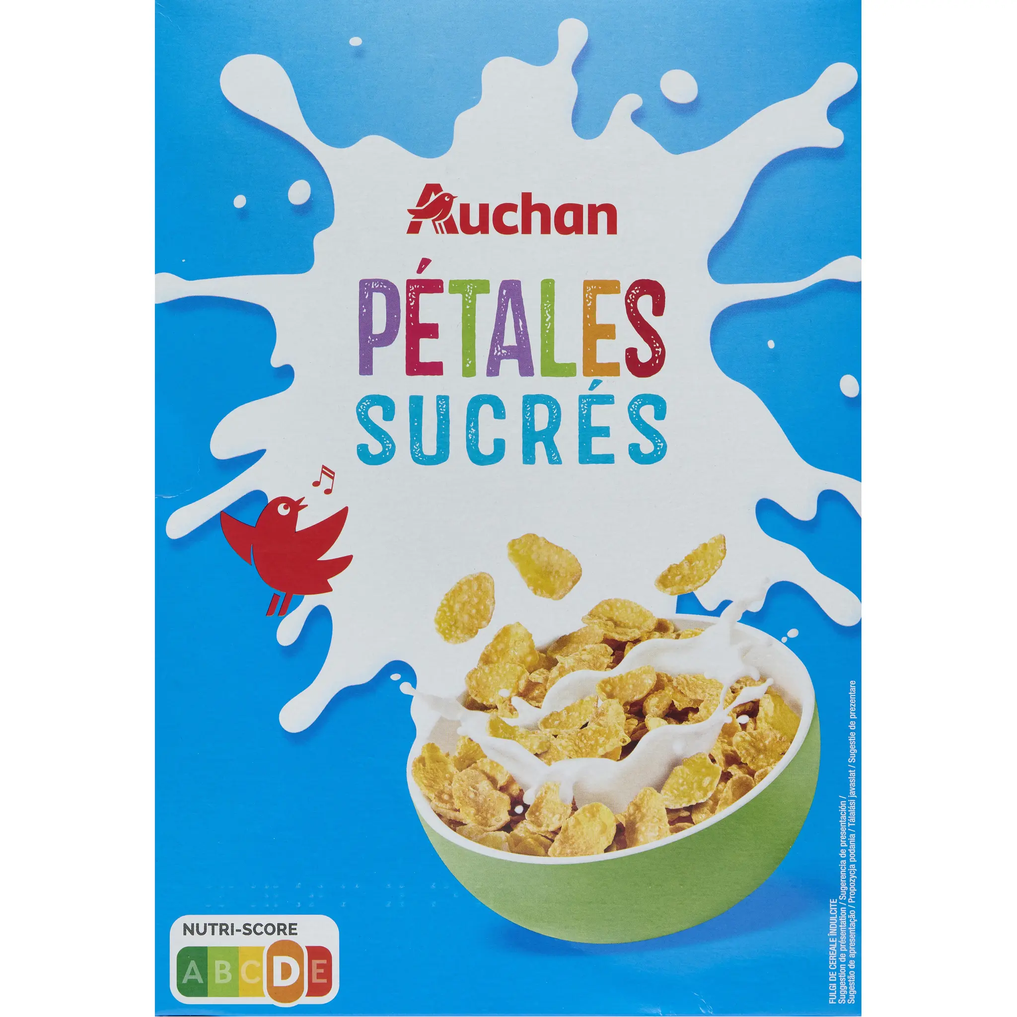 AUCHAN Sugar flakes céréales nature au sucre