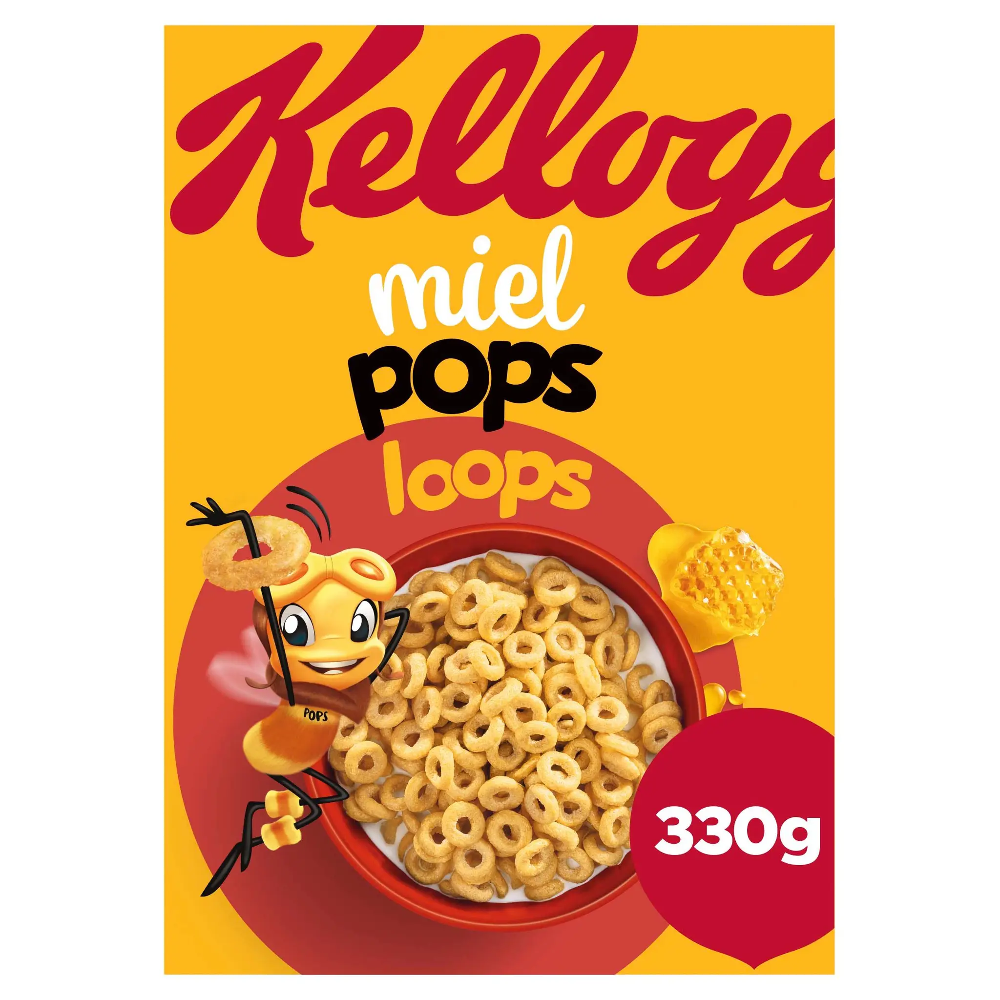KELLOGG'S Céréales miel pop Loops