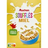 AUCHAN Bumpies céréales au miel