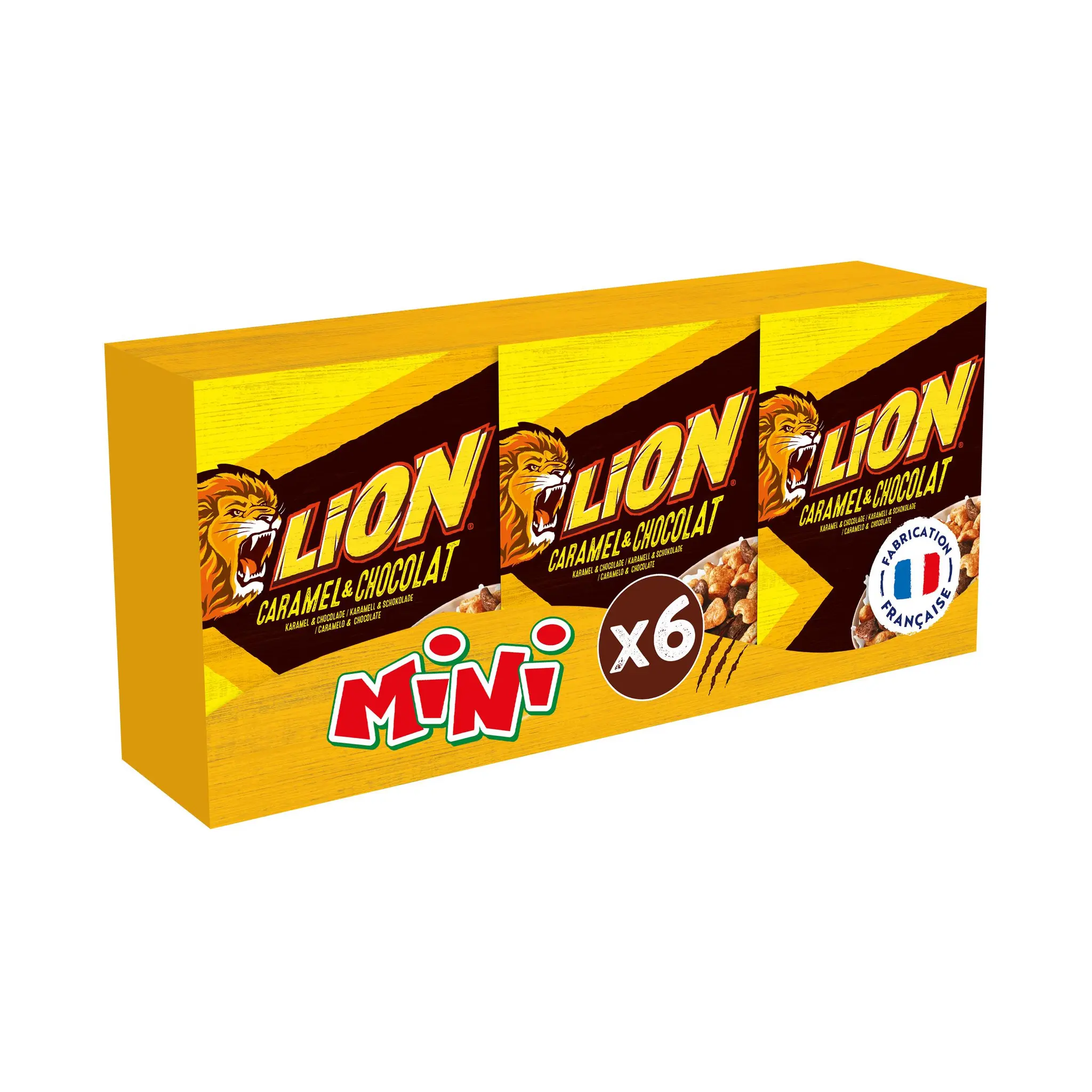 LION Mini Céréales au caramel et chocolat