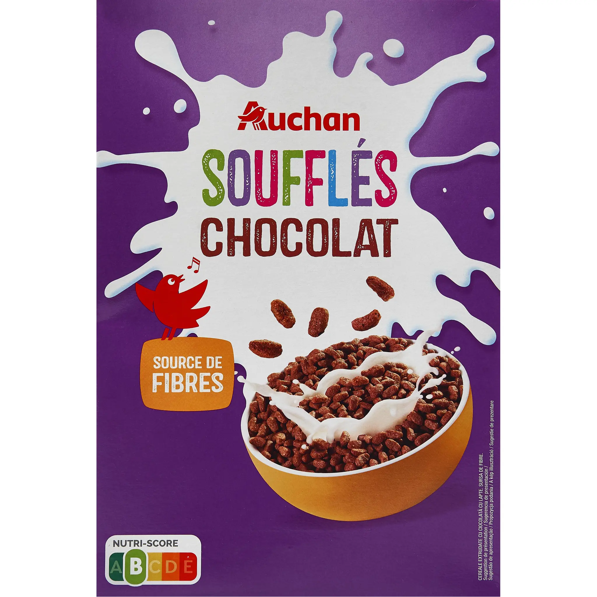 AUCHAN CocoCrack Céréales soufflées au chocolat