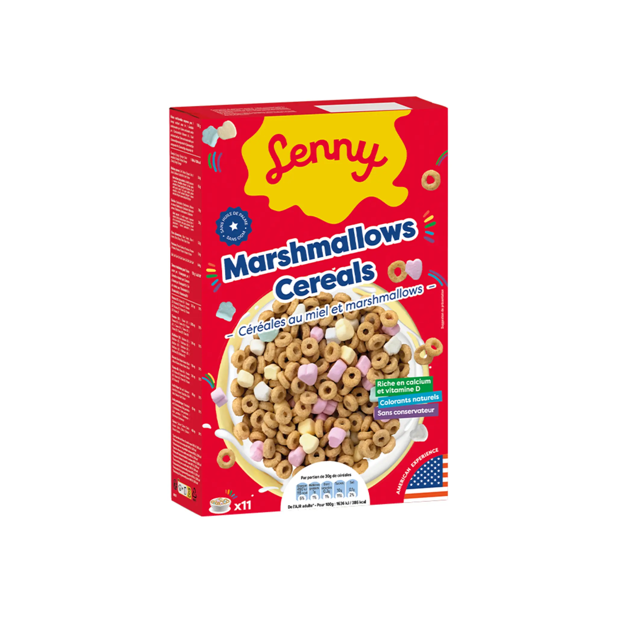 LENNY Céréales au miel et marshmallows
