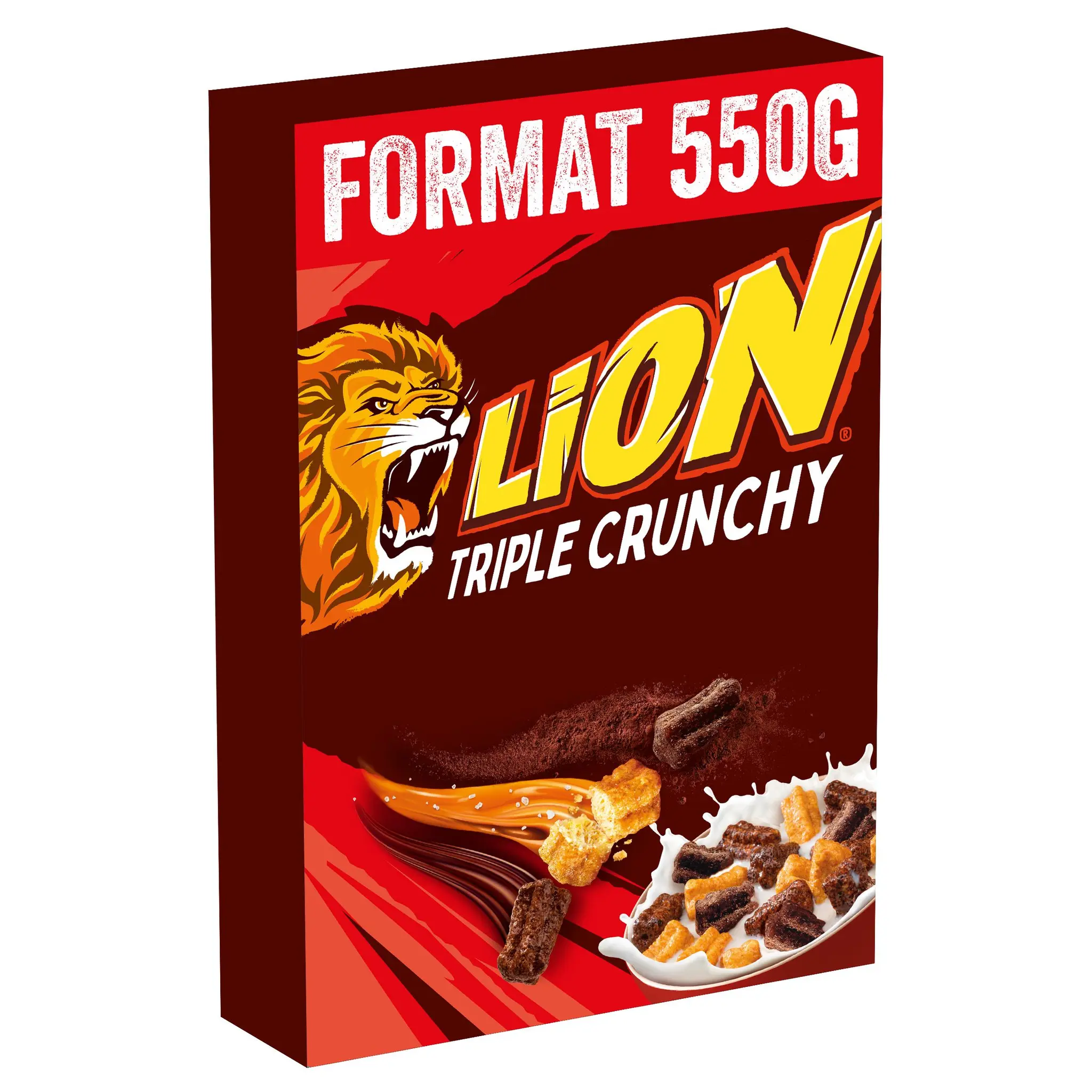 LION Triple crunchy céréales caramel et chocolat