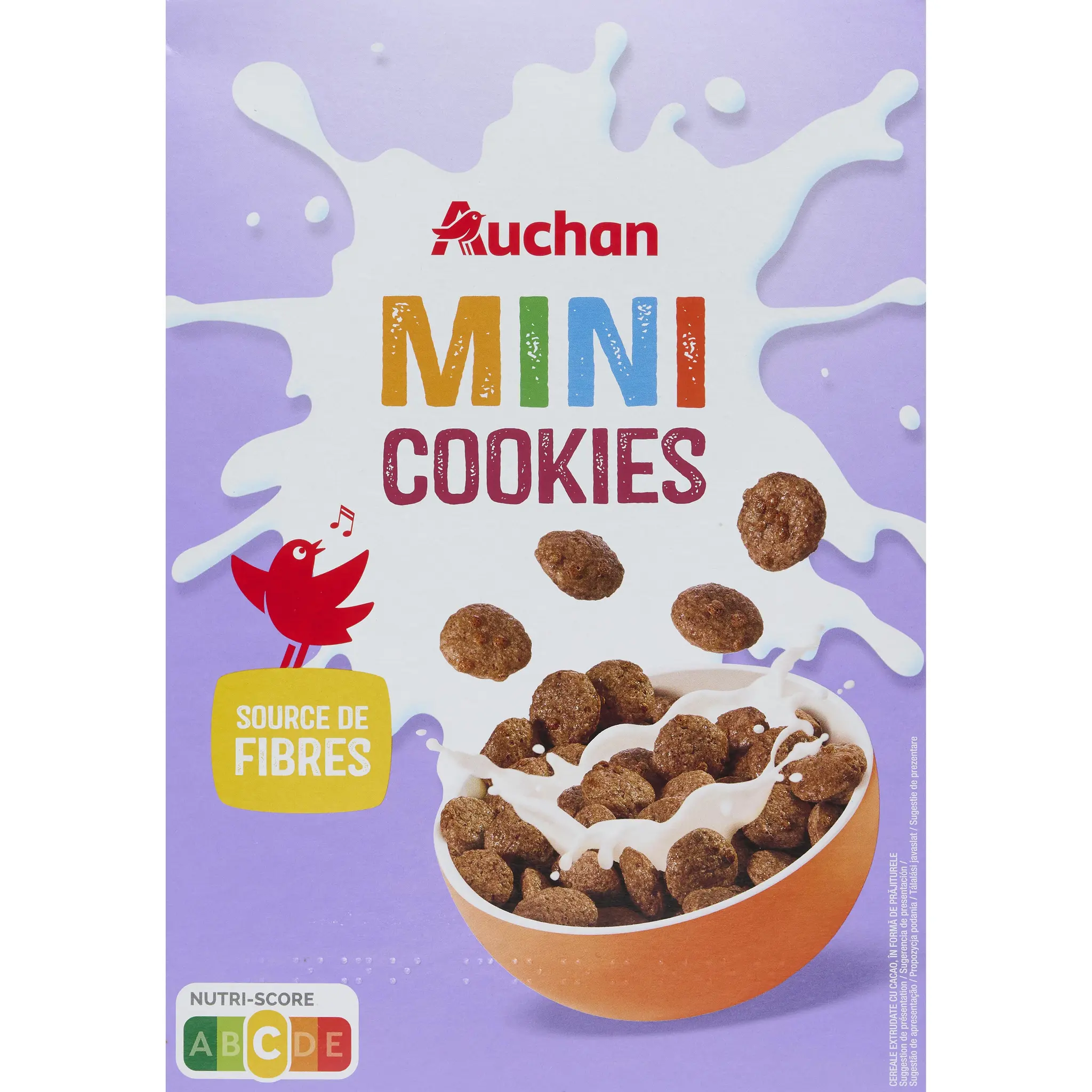 AUCHAN Céréales mini cookies