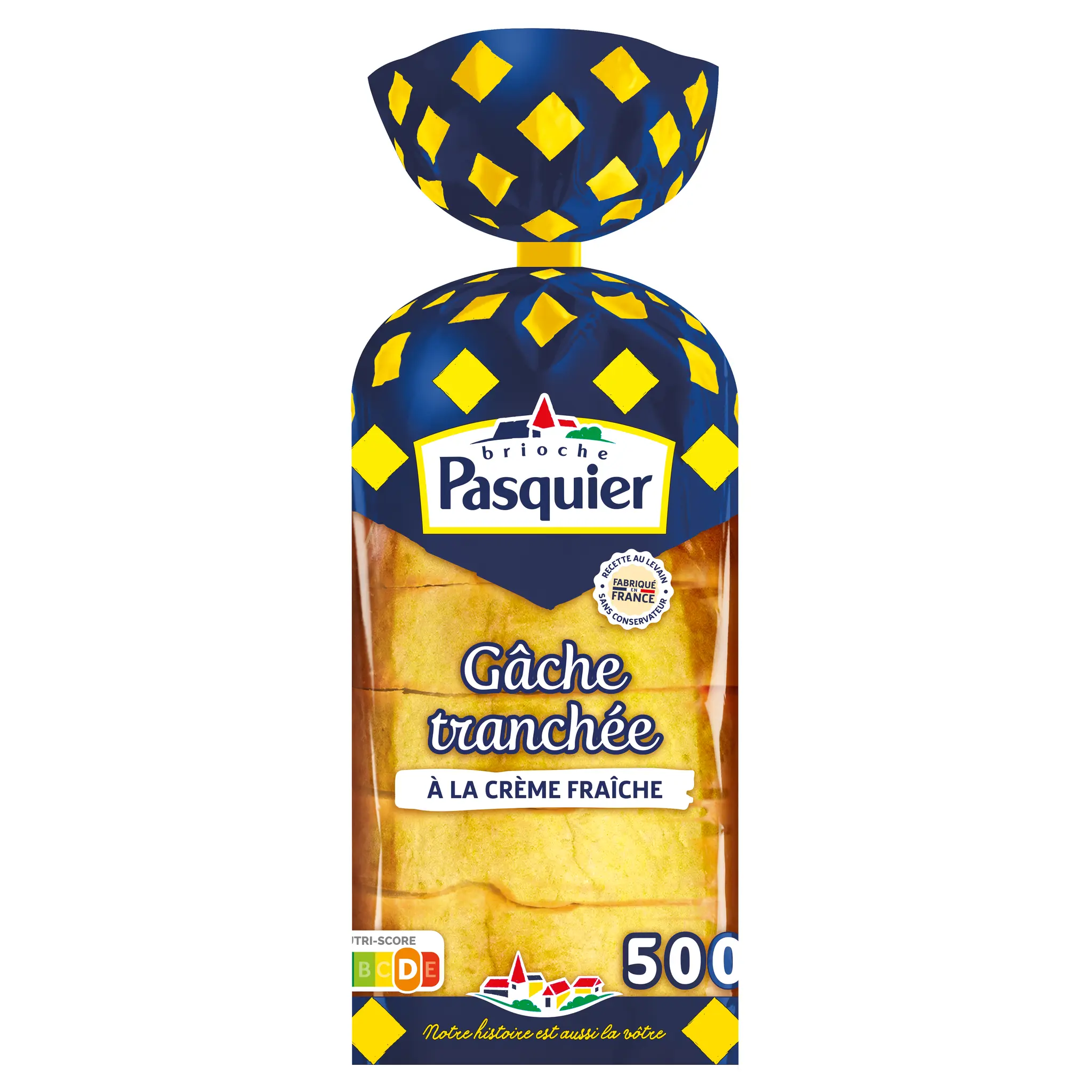 PASQUIER Gâche tranchée à la crème fraîche