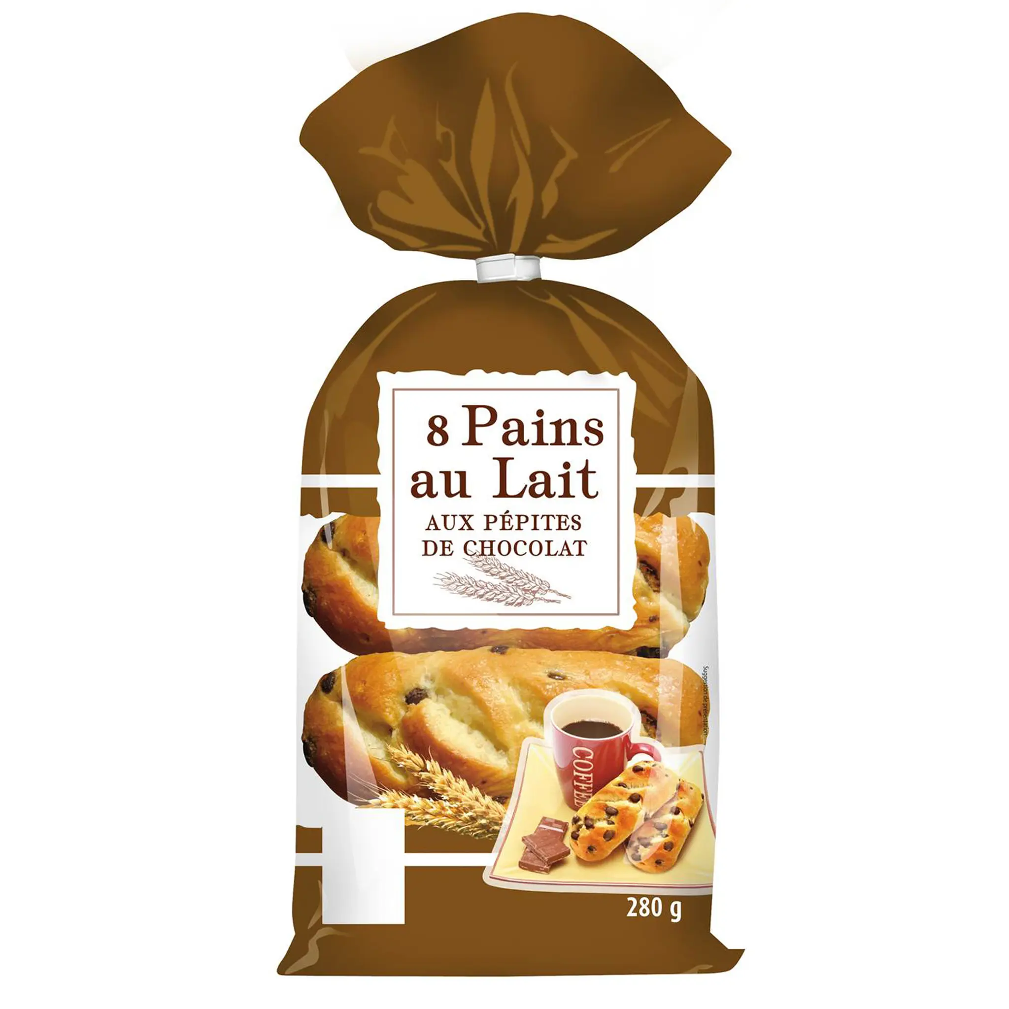 Pains au lait aux pépites de chocolat