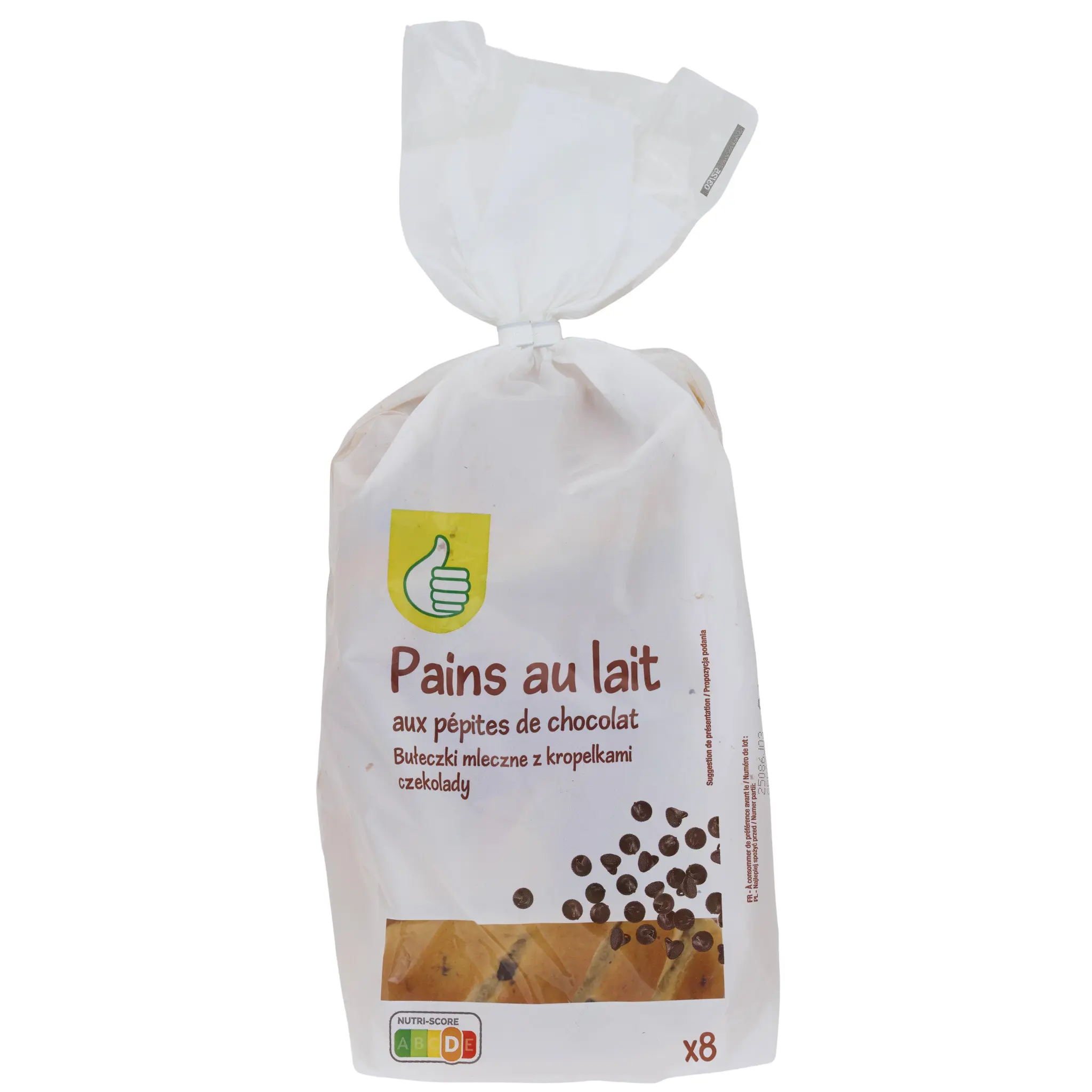 POUCE Pains au lait aux pépites de chocolat