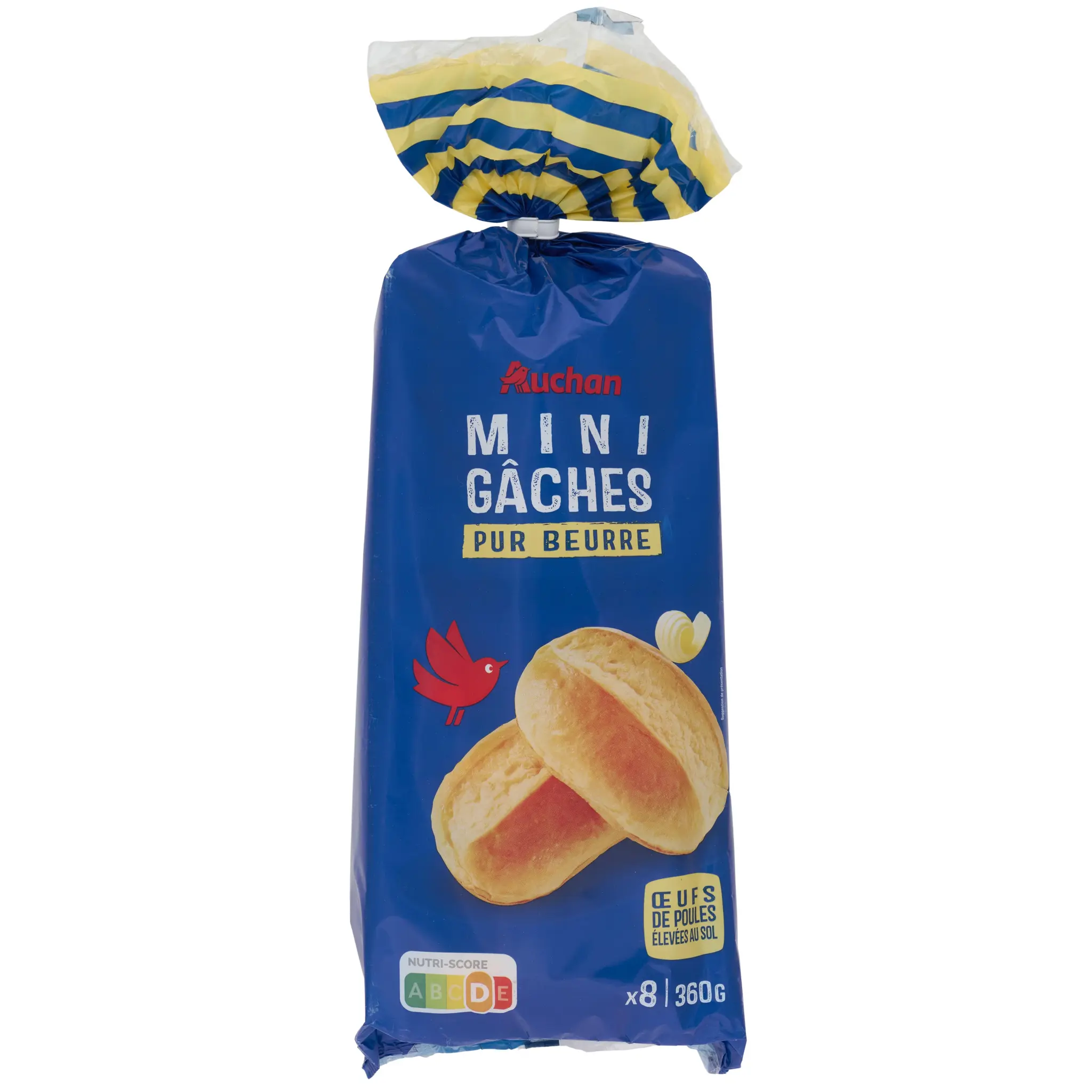 AUCHAN Mini gâches pur beurre