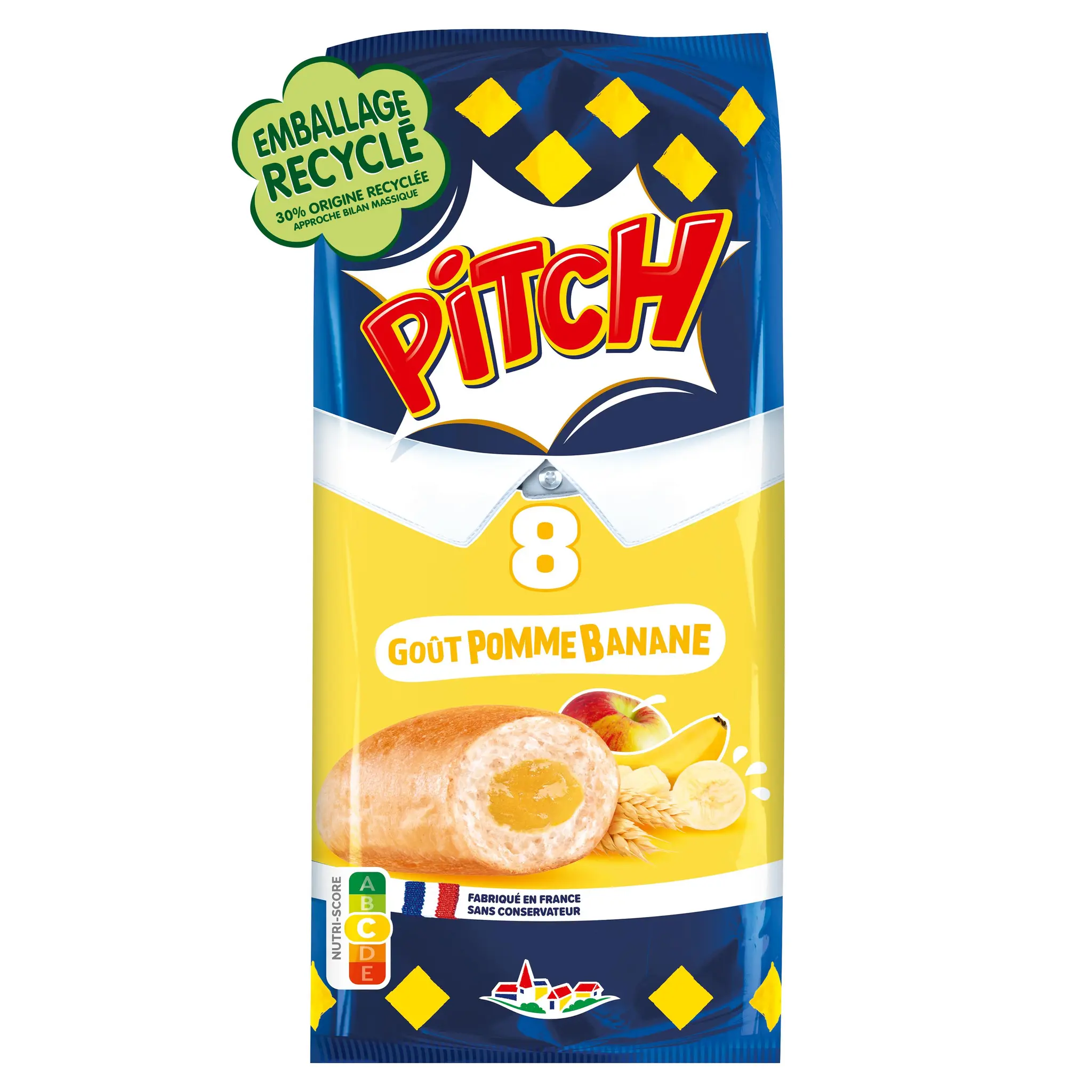 PITCH Brioche goût pomme banane