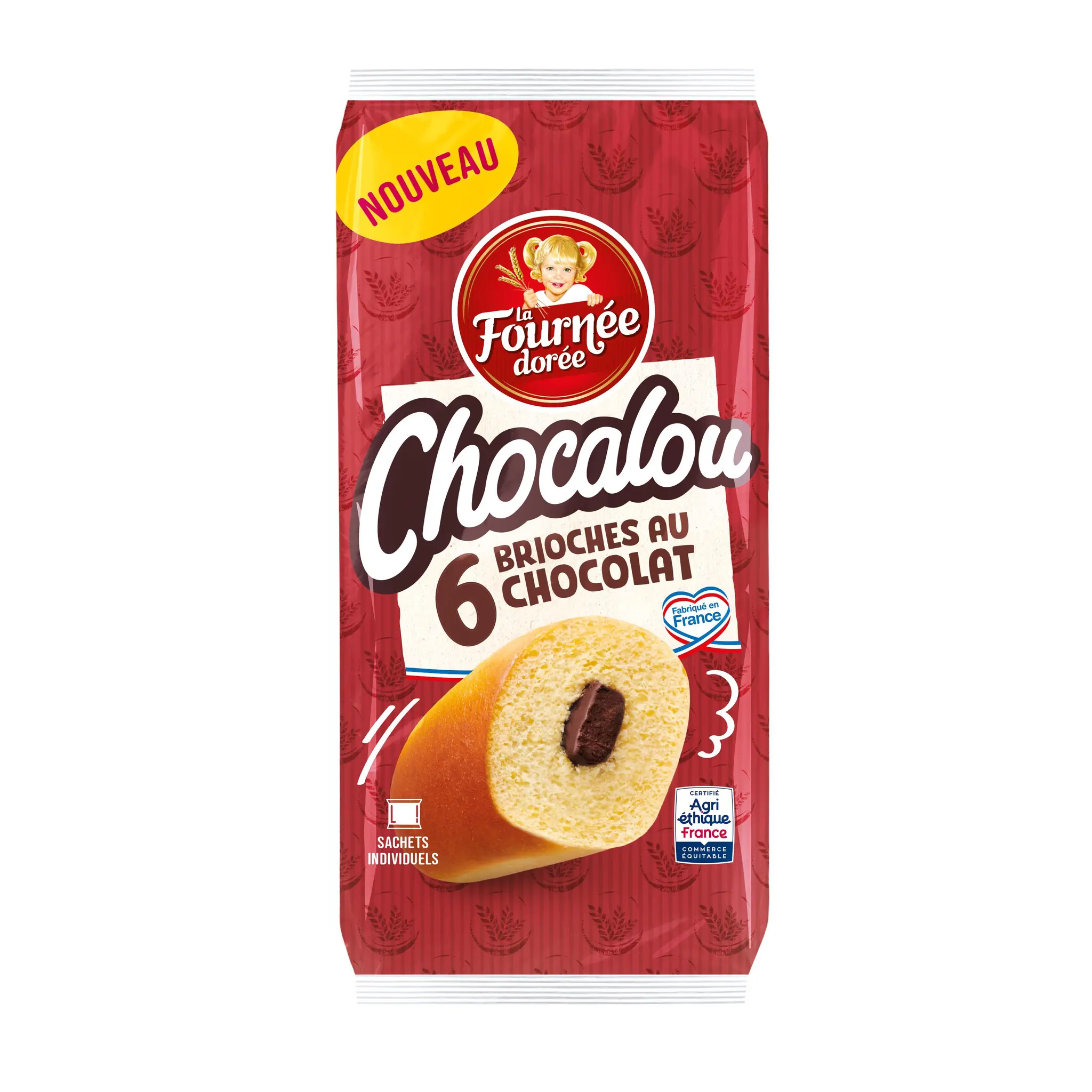 LA FOURNEE DOREE Brioche au chocolat