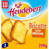 HEUDEBERT Biscottes goût brioché
