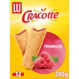 CRACOTTE Biscottes fourrées à la framboise