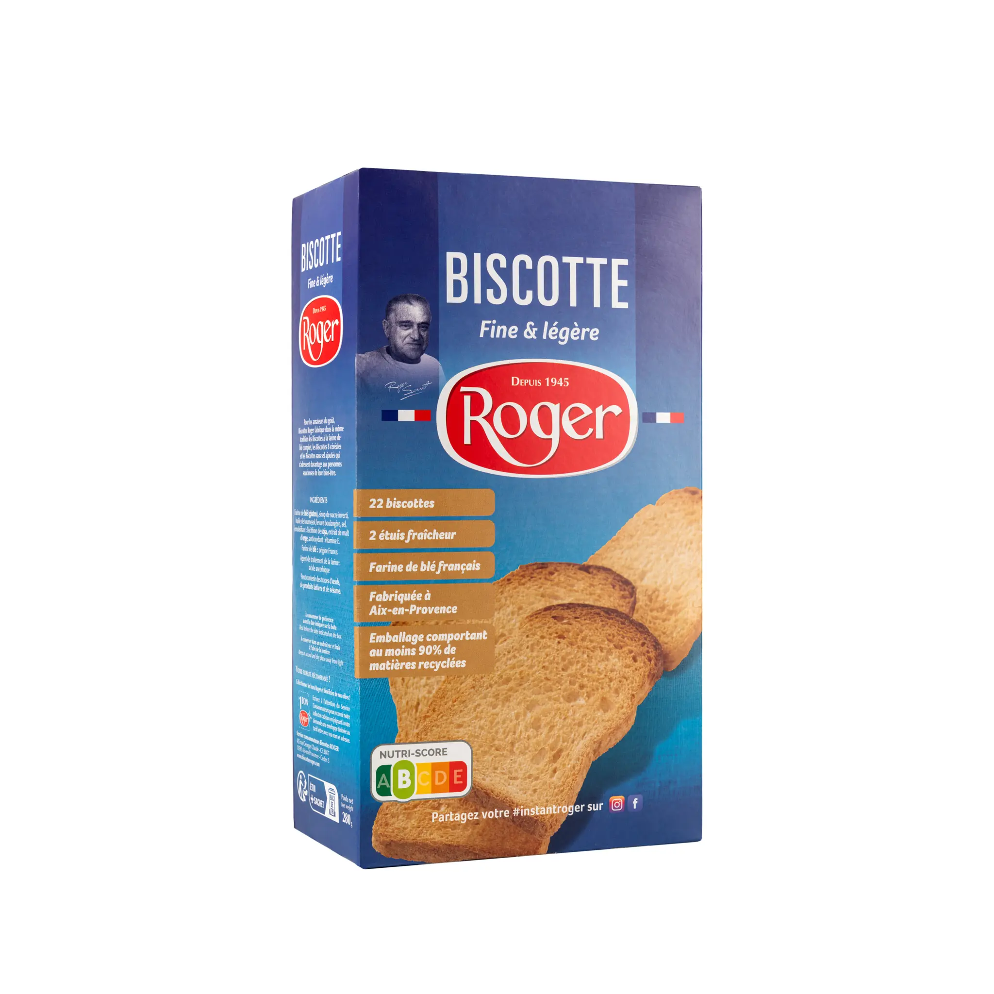 ROGER Biscottes Aixoise fabriquée en France