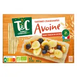 TERRES ET CEREALES Tartines craquantes à l'avoine sans gluten bio