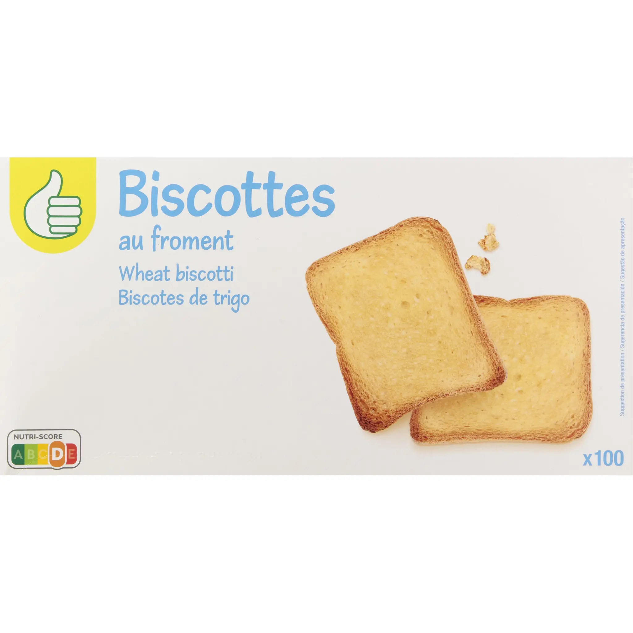 POUCE Biscottes au froment