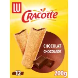 CRACOTTE Biscottes fourrées au chocolat