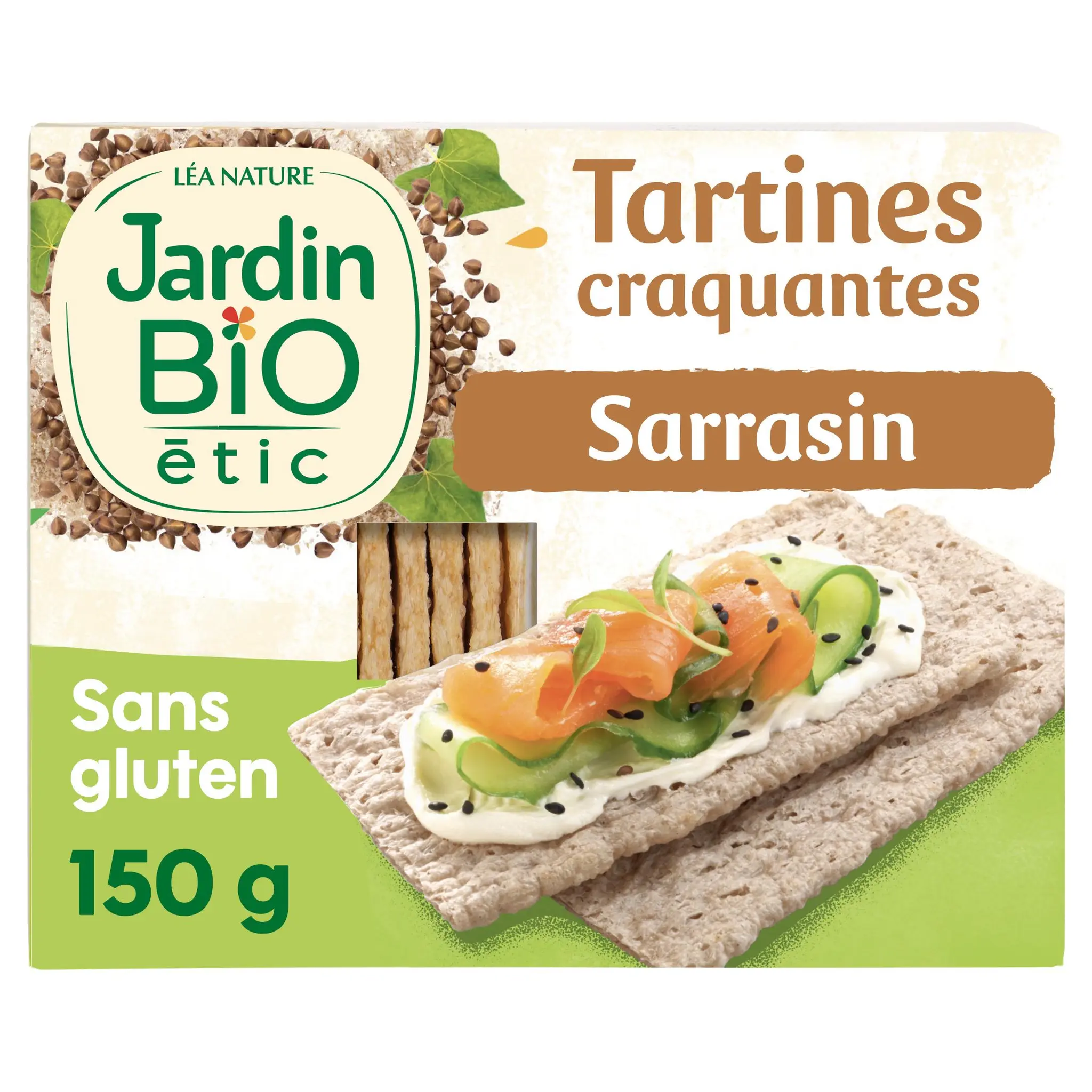 JARDIN BIO ETIC Tartines craquantes sarrasin sans gluten