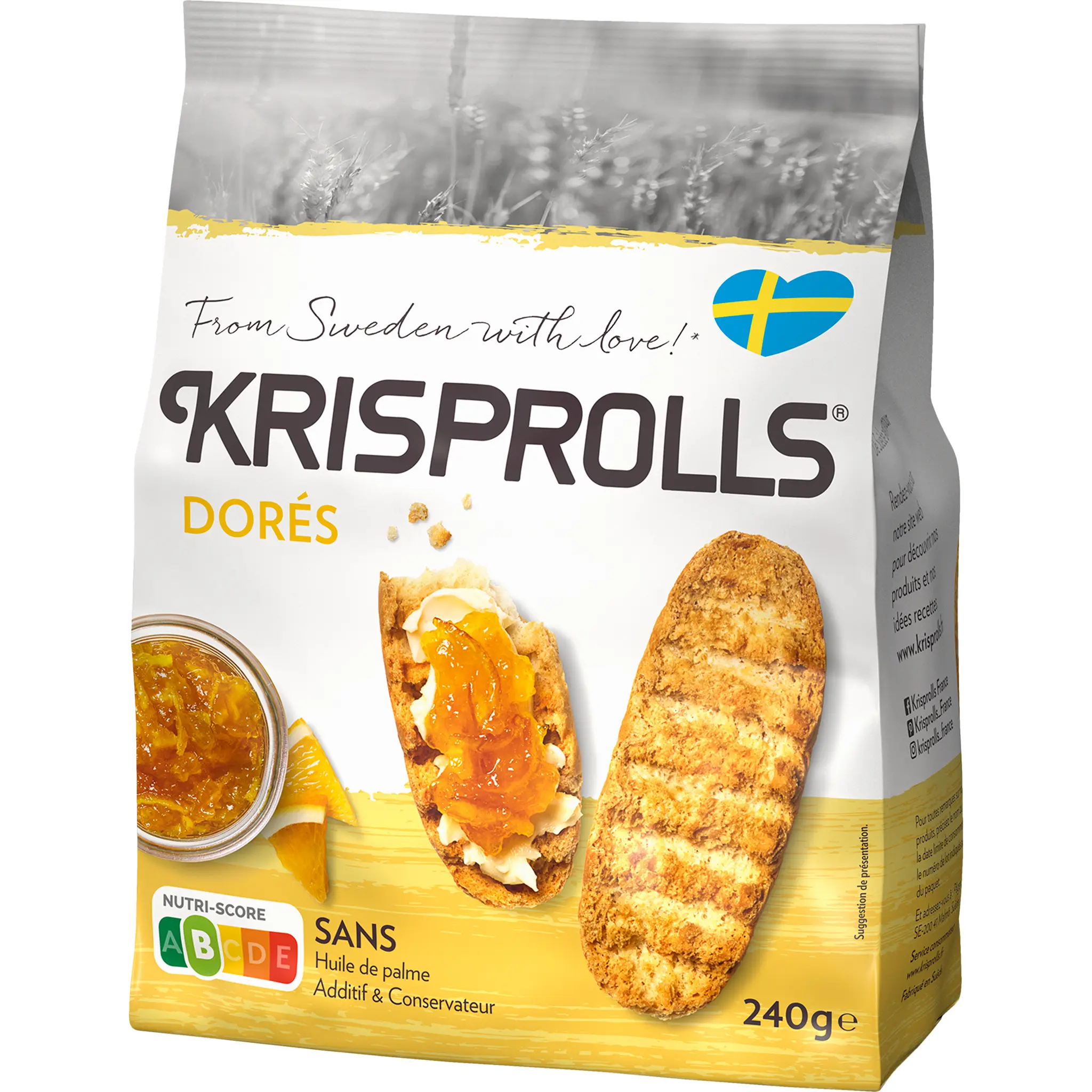 KRISPROLLS Petits pains suédois dorés