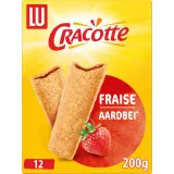 CRACOTTE Tartines croustillantes fourrées à la fraise