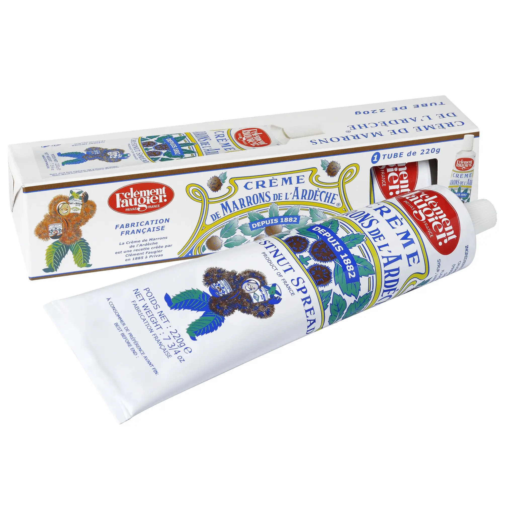 CLEMENT FAUGIER Crème de marrons de l'Ardèche en tube