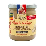LUCIEN GEORGELIN Pâte à tartiner aux noisettes et chocolat blanc sans huile de palme