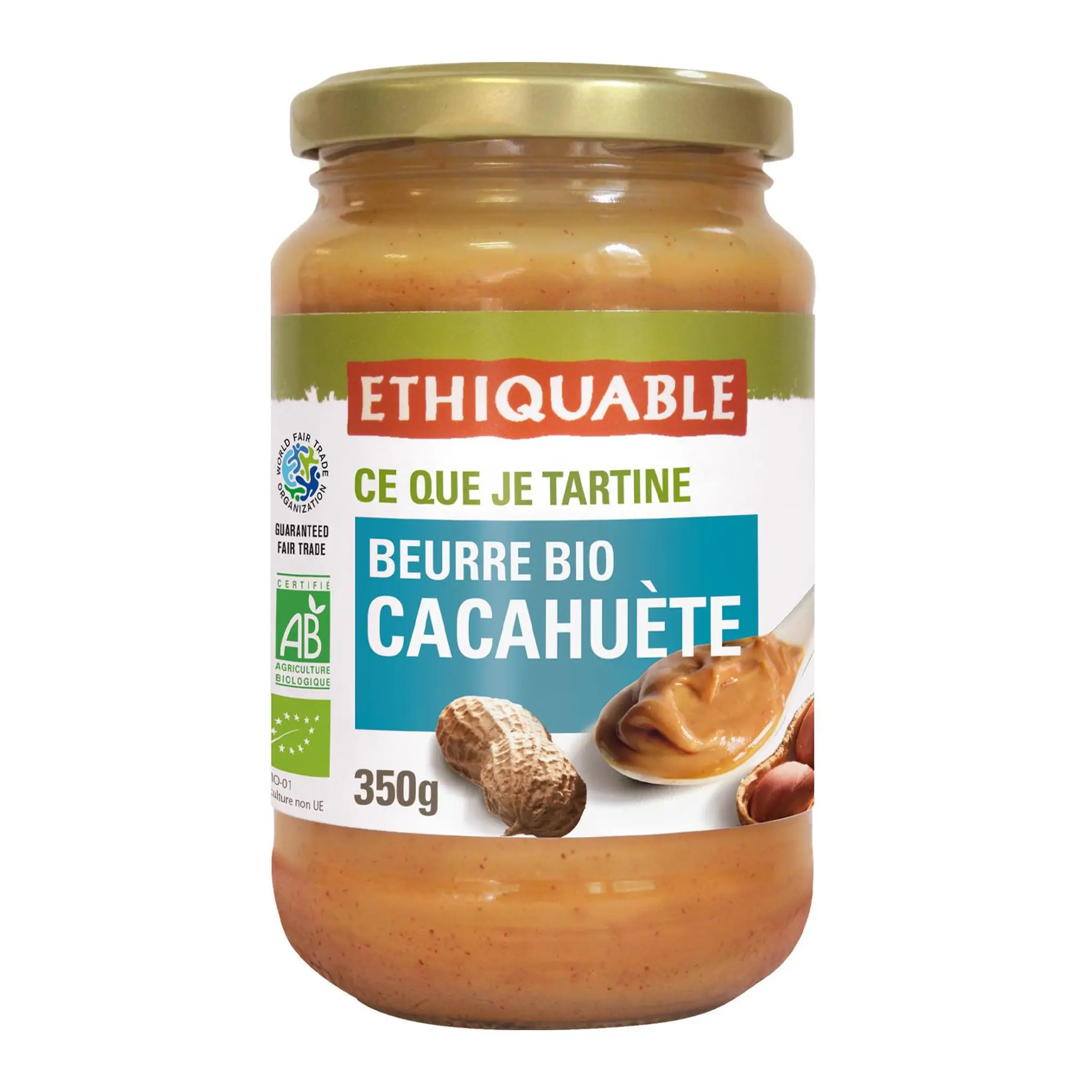 ETHIQUABLE Beurre de cacahuètes bio