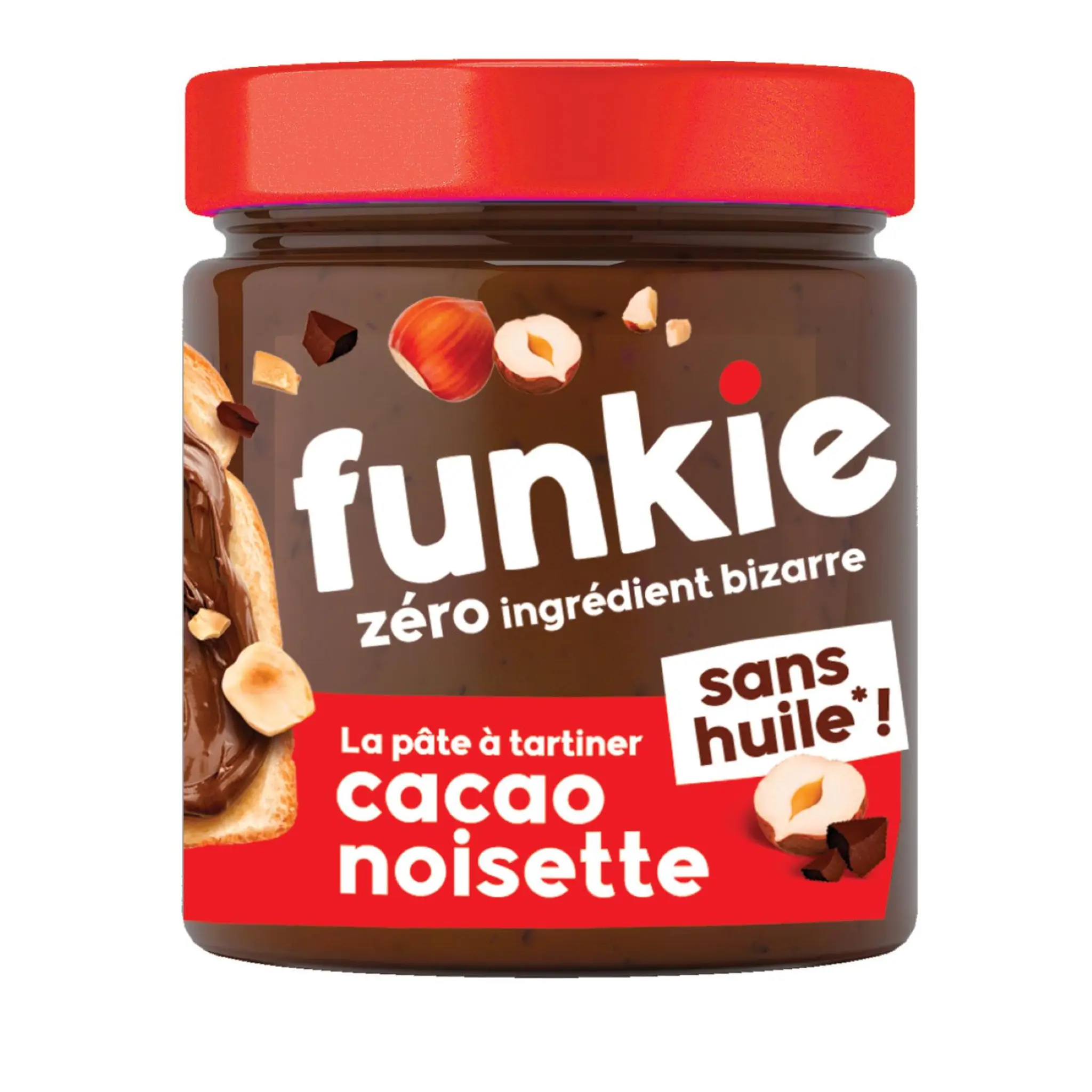 FUNKIE Pâte à tartiner bio onctueuse cacao noisette