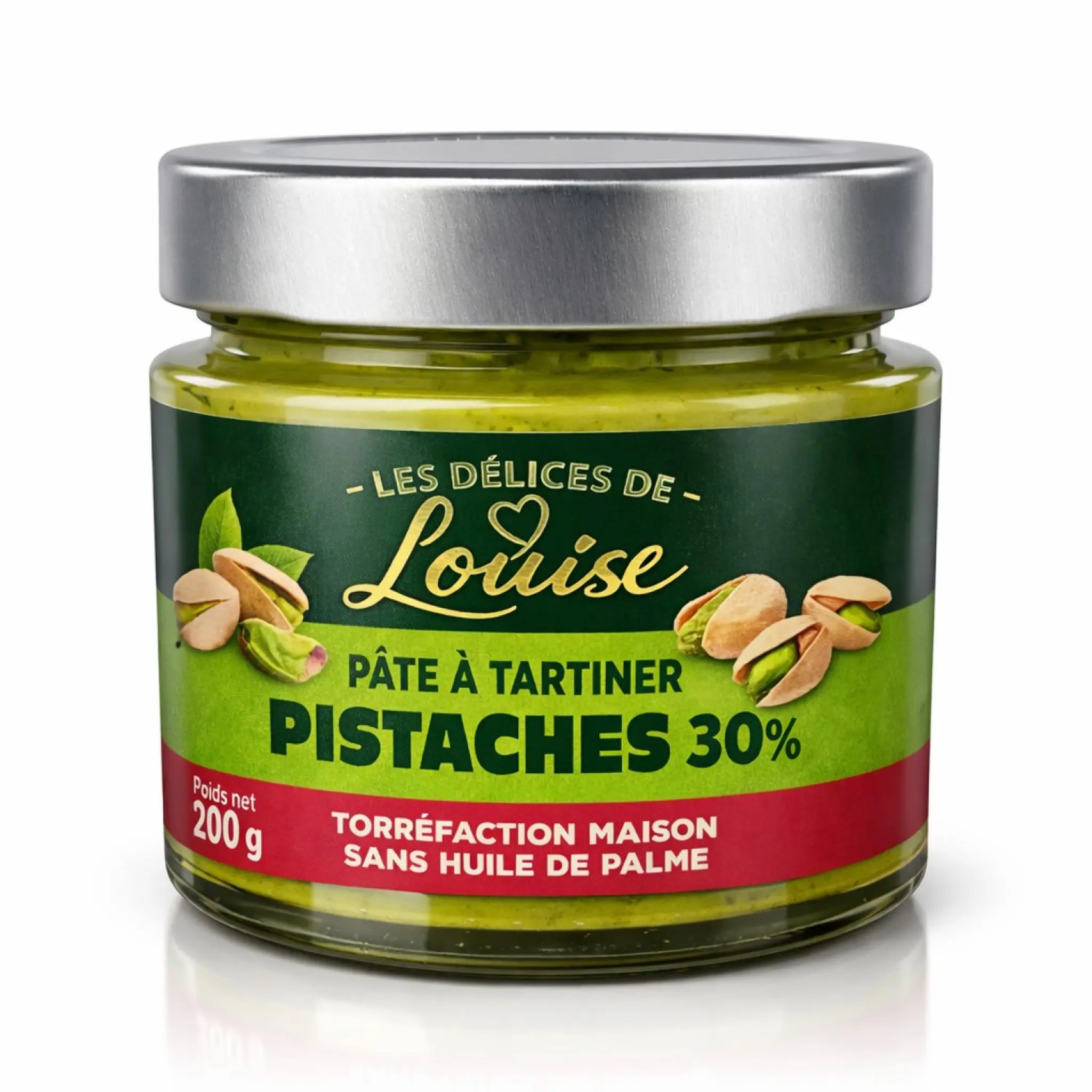 LES DELICES DE LOUISE Pate a tartiner à la pistache 30%