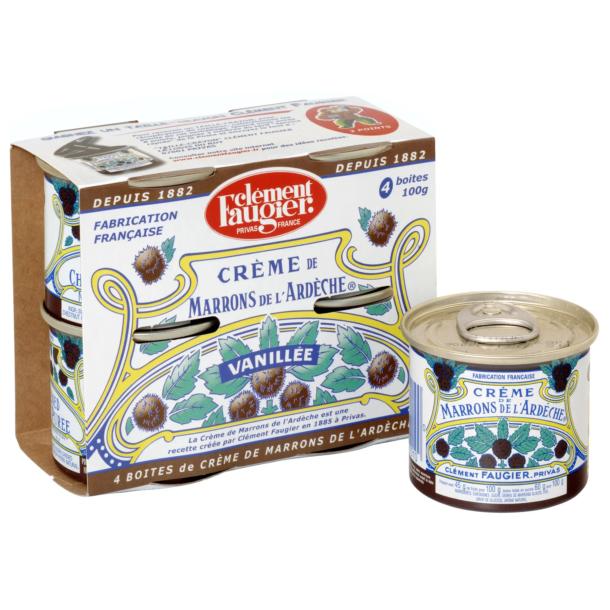 CLEMENT FAUGIER Crème de marrons de l'Ardèche